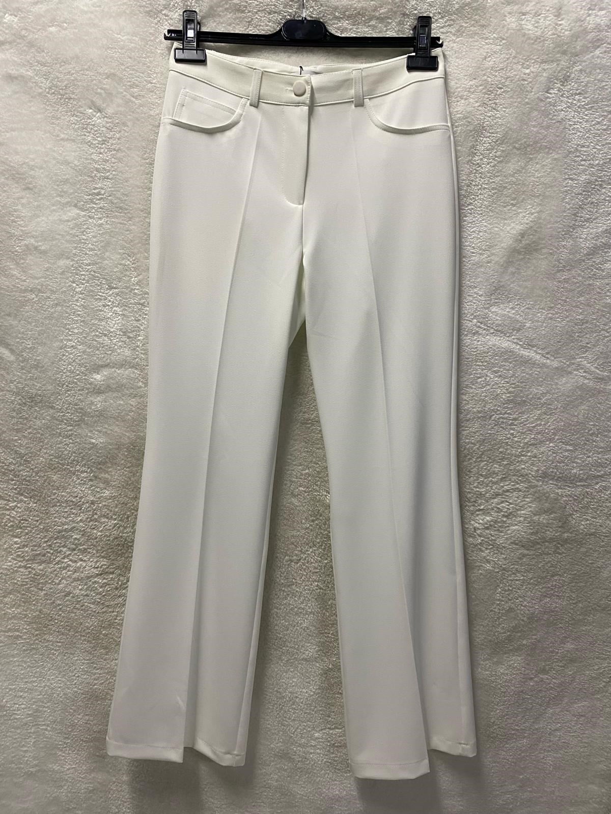 Sentez Beş Cep İspanyol Paça Pantolon 112 - EKRU