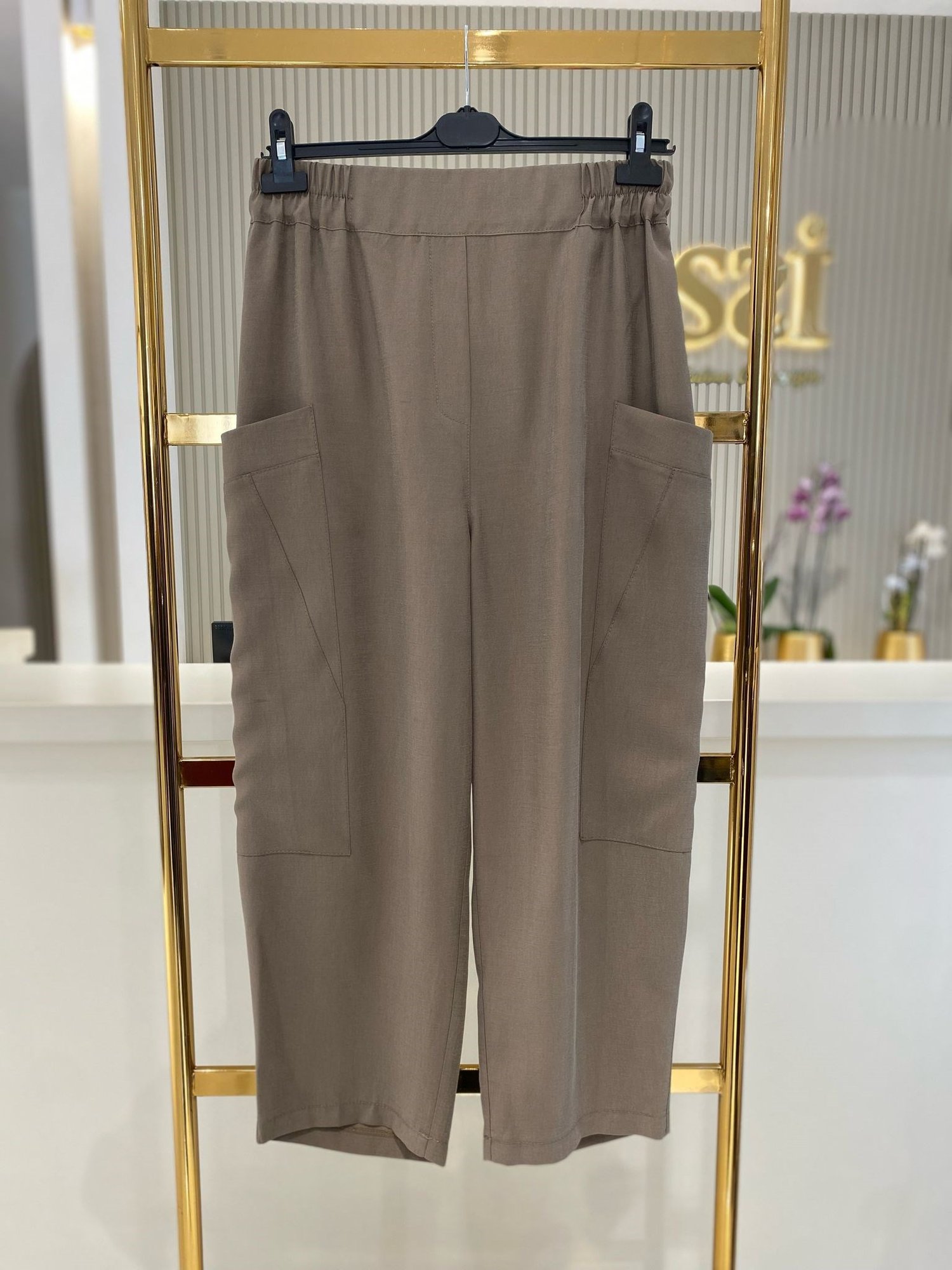 Sentez Kanguru Kanvas Pantolon 5587-C - CAMEL