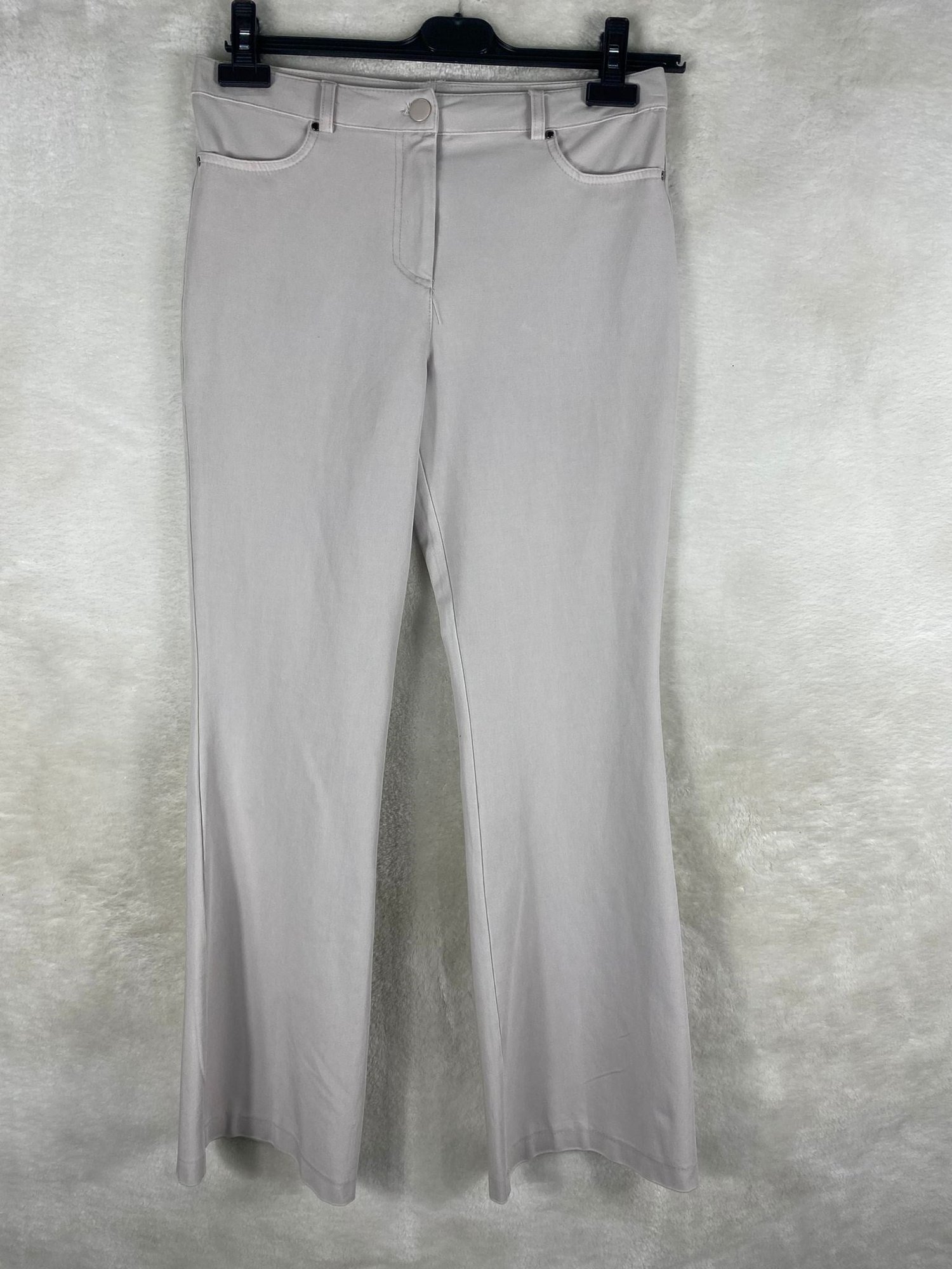 Sentez Kanvas İspanyol Paça Pantolon 5531 - GRİ