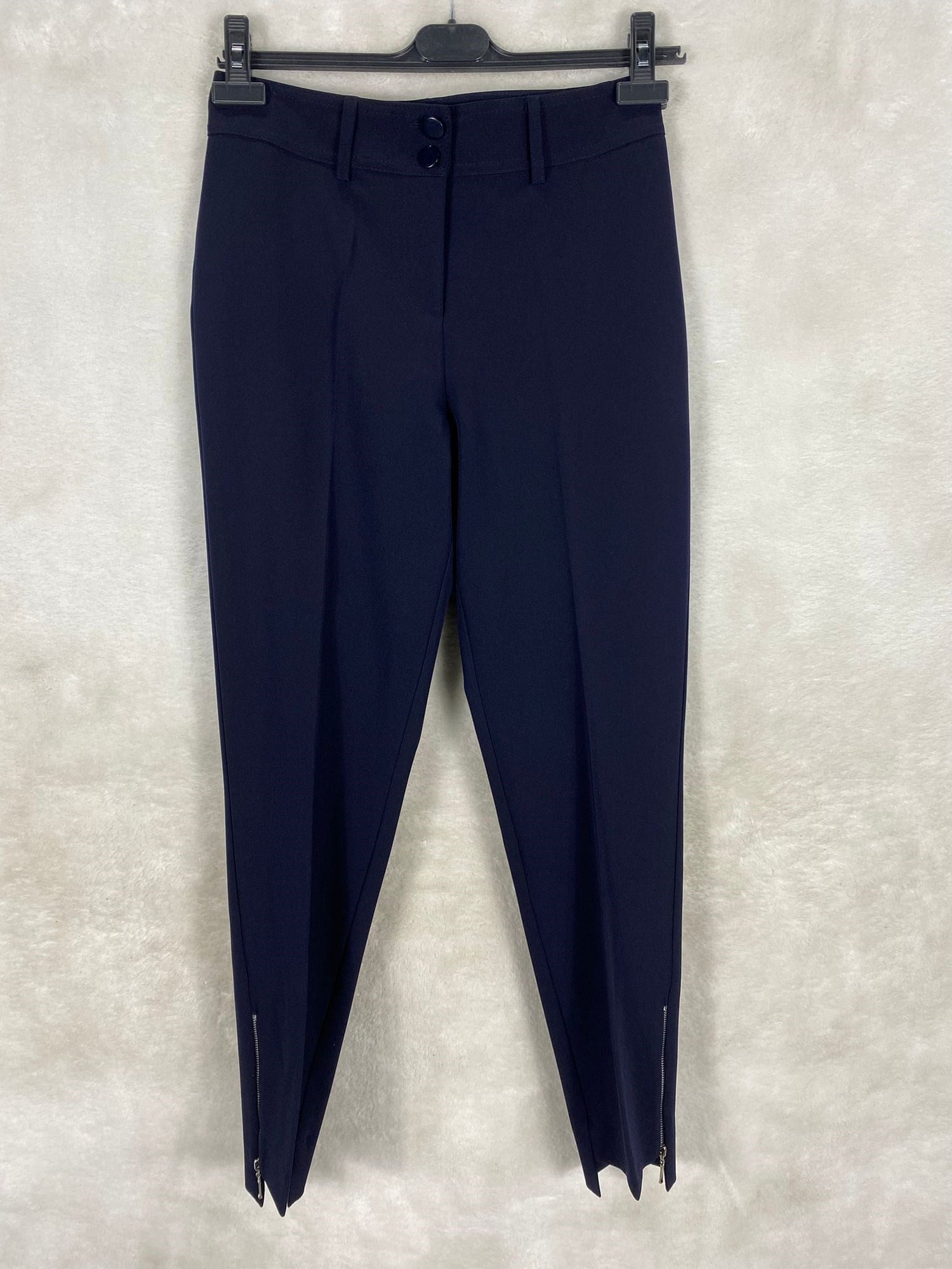 Sentez Paçası Fermuarlı Classic Pantolon 1034 - LACİVERT