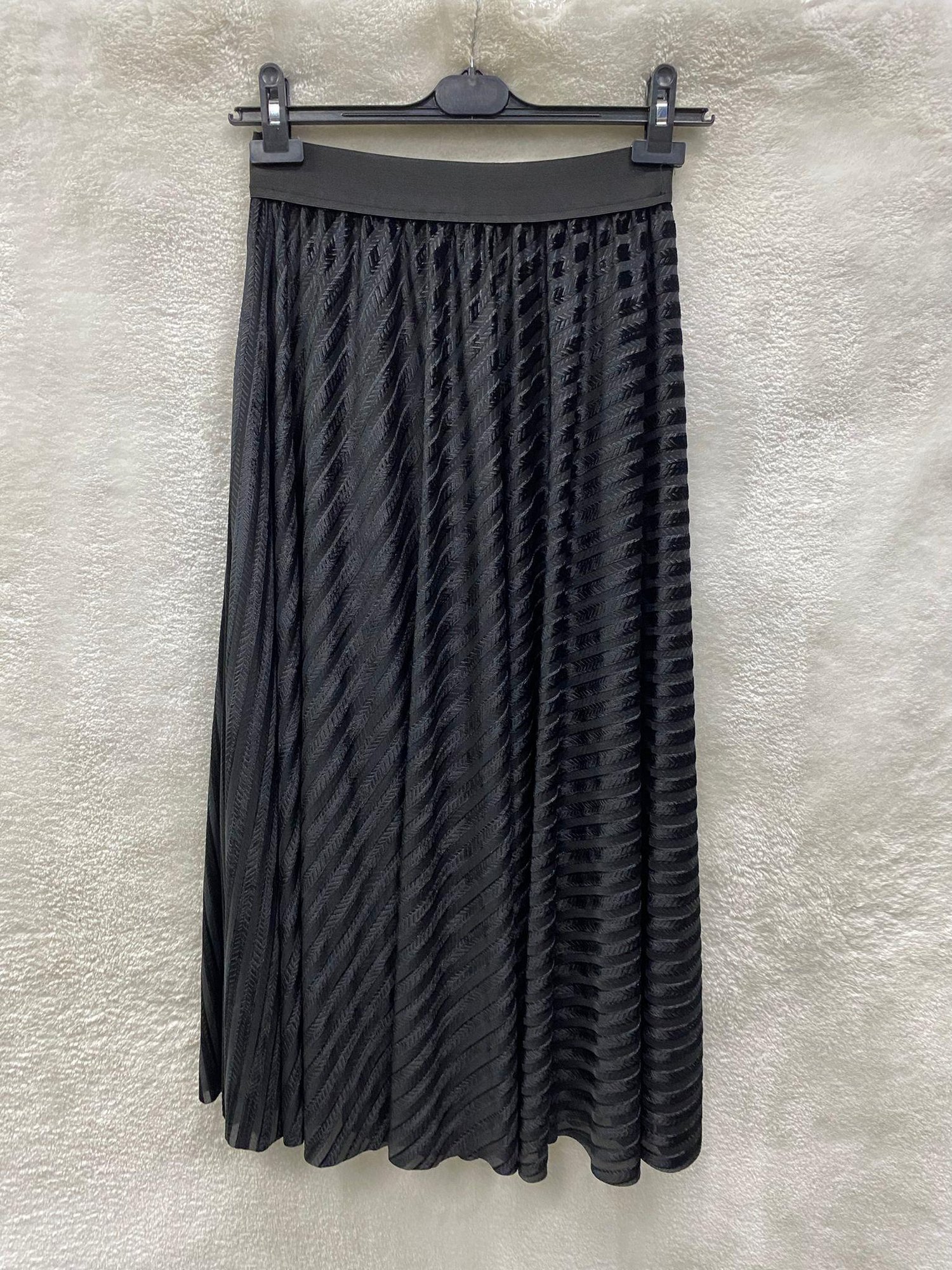 Sentez Paris Plise Etek 5450 - SİYAH