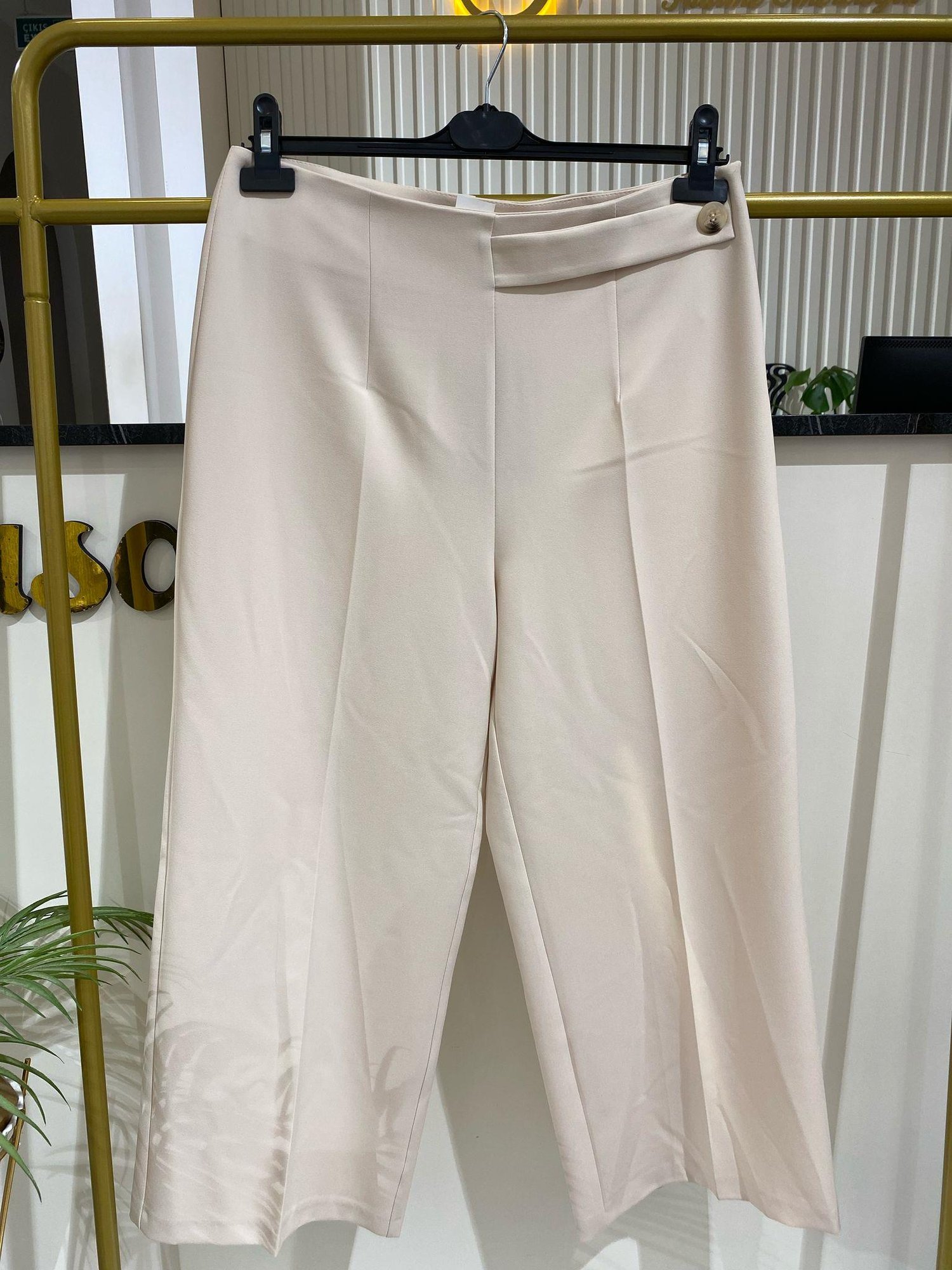 Sentez Royal Korsajı Apoletli Pantolon 5582 - TAŞ