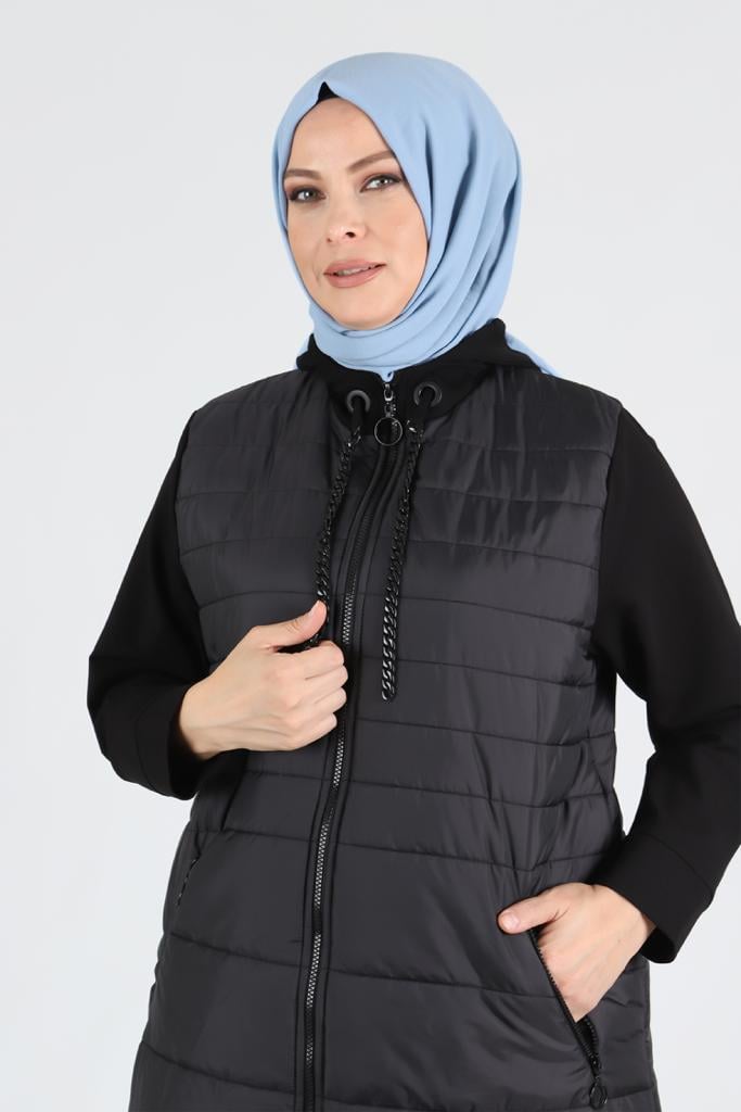 Şişme Görünümlü Kap 2511 - SİYAH
