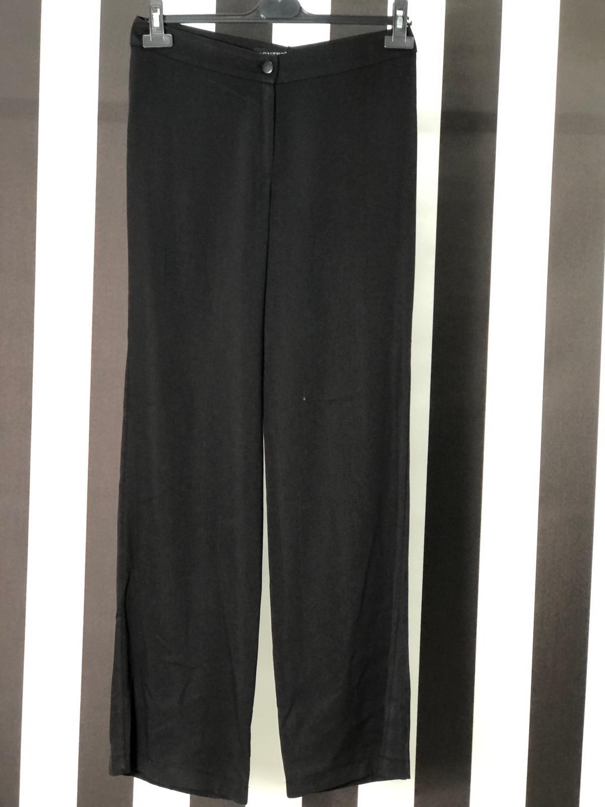 Tensel Geniş Paça Pantolon 5538 - SİYAH