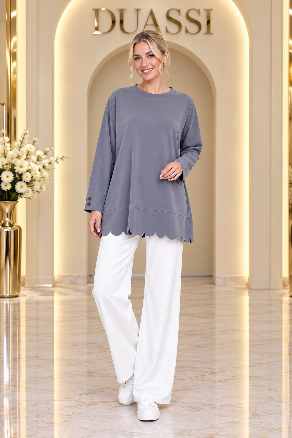Tığ Triko Tnk.4103.01 - Oversize Tunik