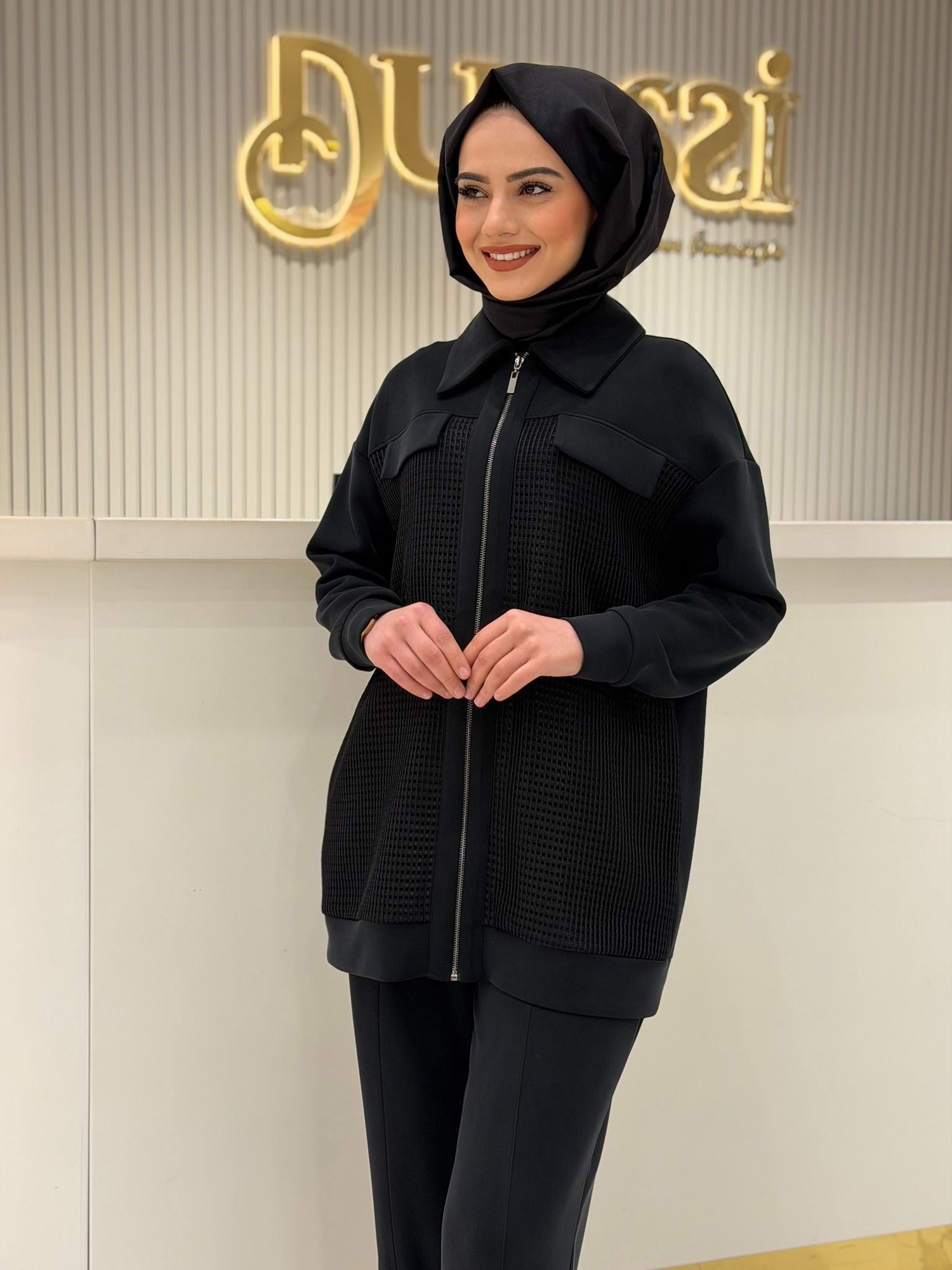 Tkm.5007.01 File Kaplamalı Pantolonlu Takım