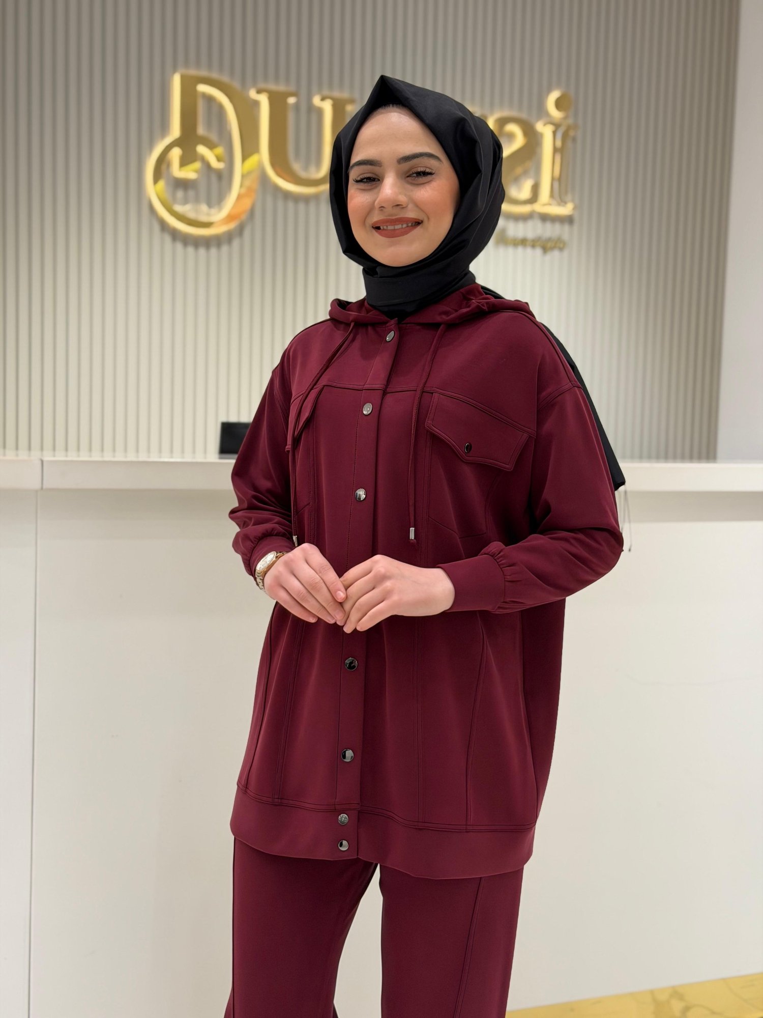 Tkm.5039.01 Spor Dikişli Pantolonlu İkili Takım