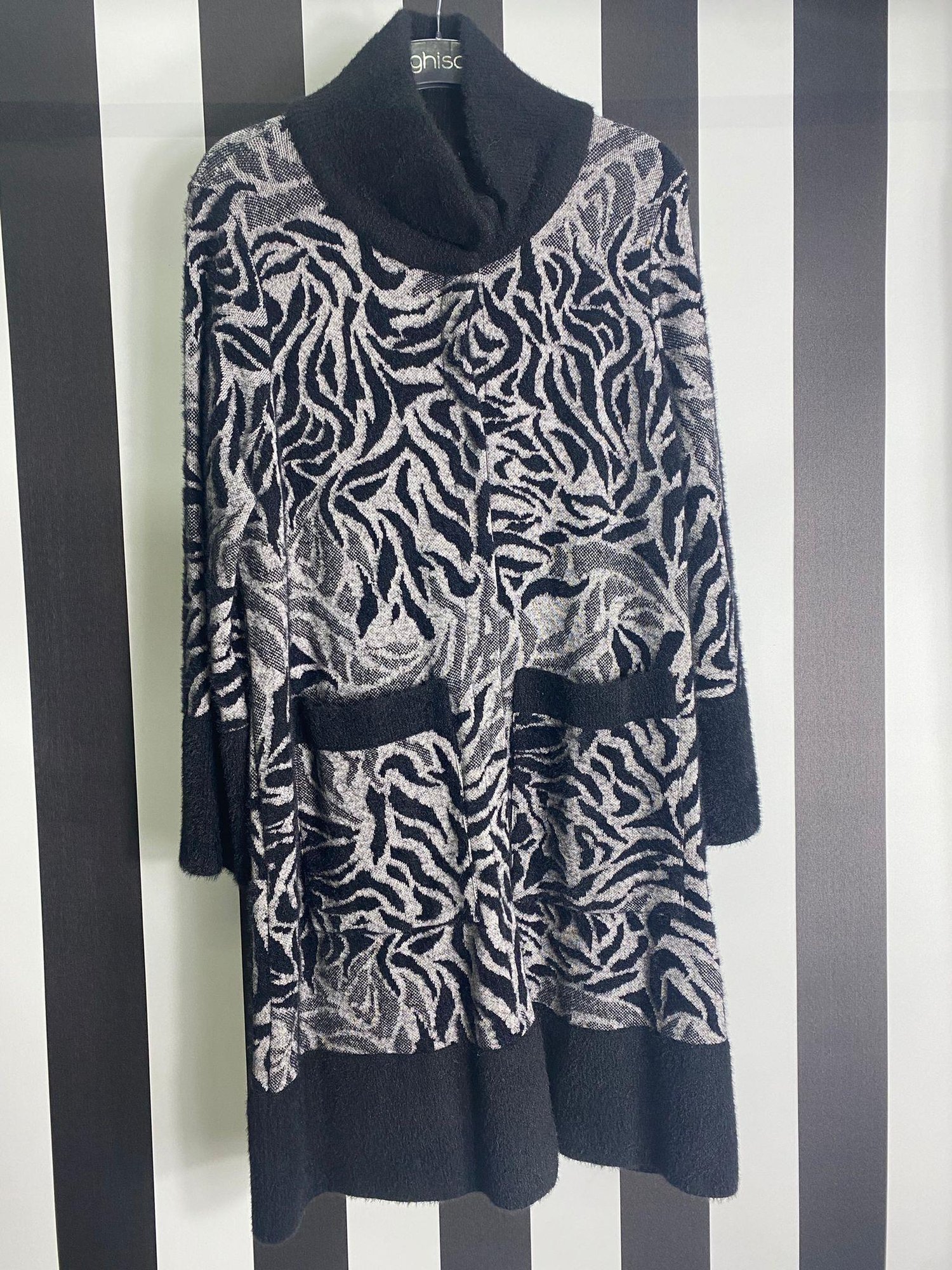 Triko Detaylı Tunik 3555 - SİYAH