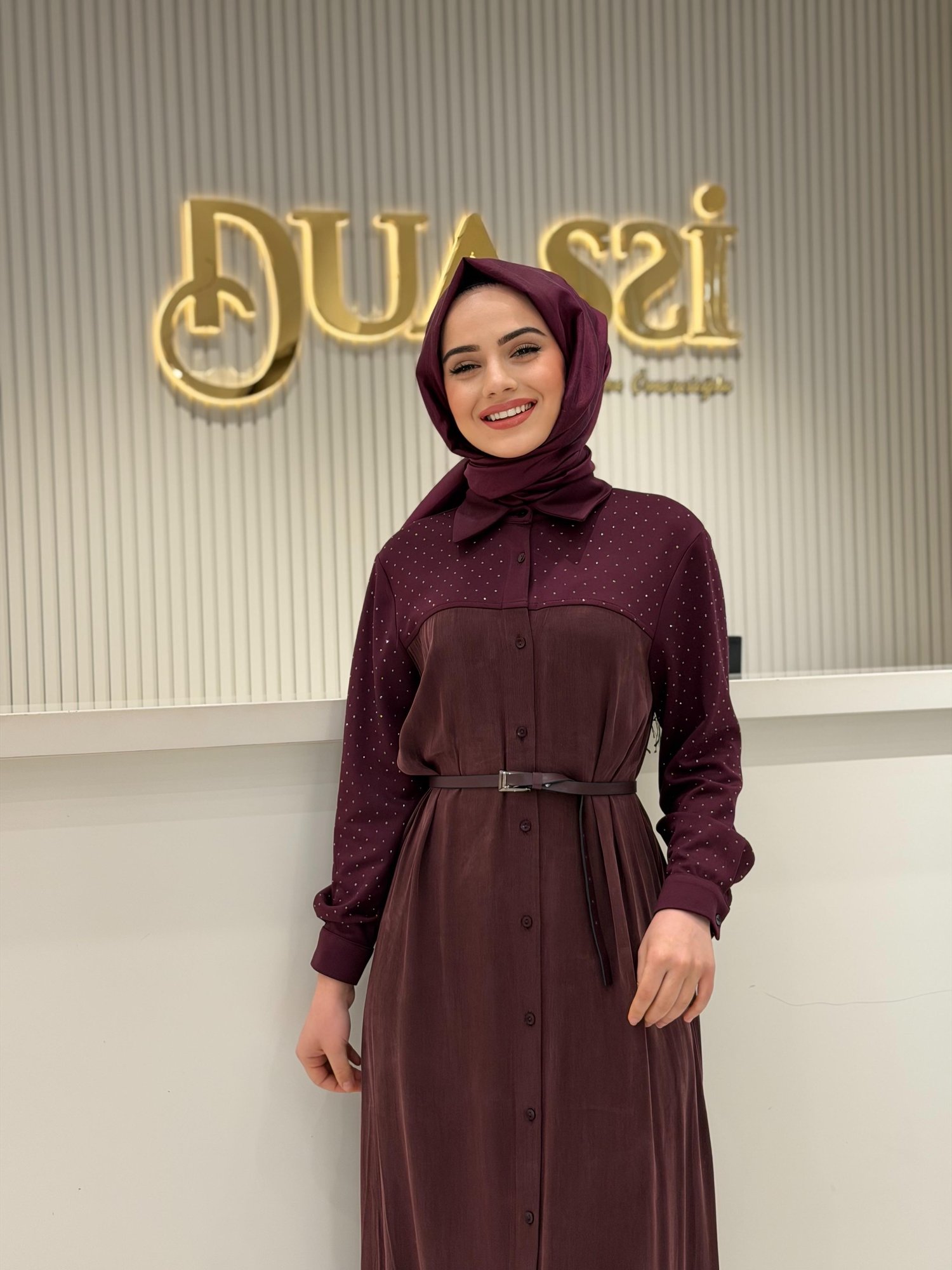 Wennora 1004 Taşlı Elbise