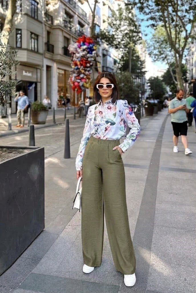 Haki Airobin Salaş Pantolon