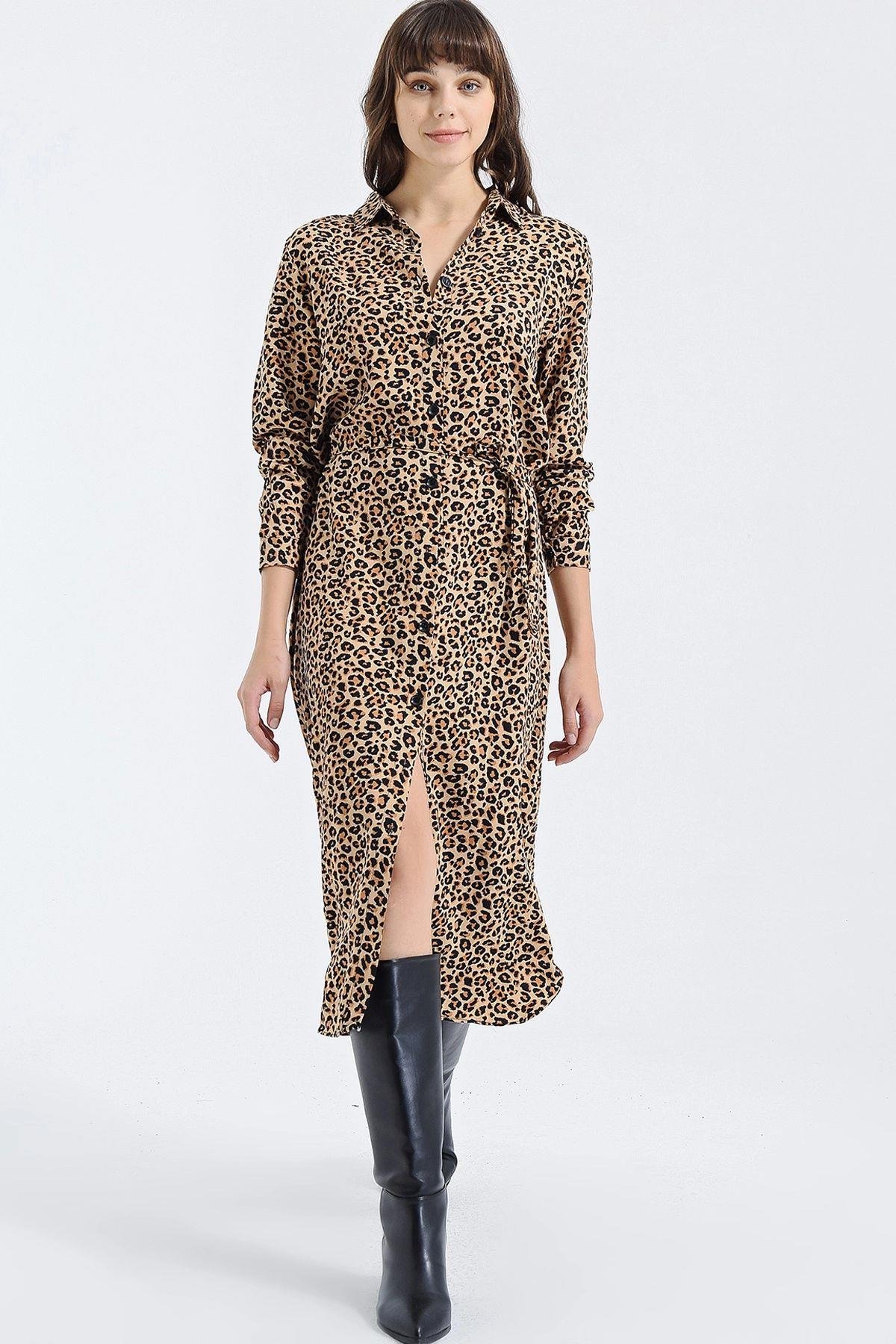hardal-leopar-uzun-elbise-a34927.jpg