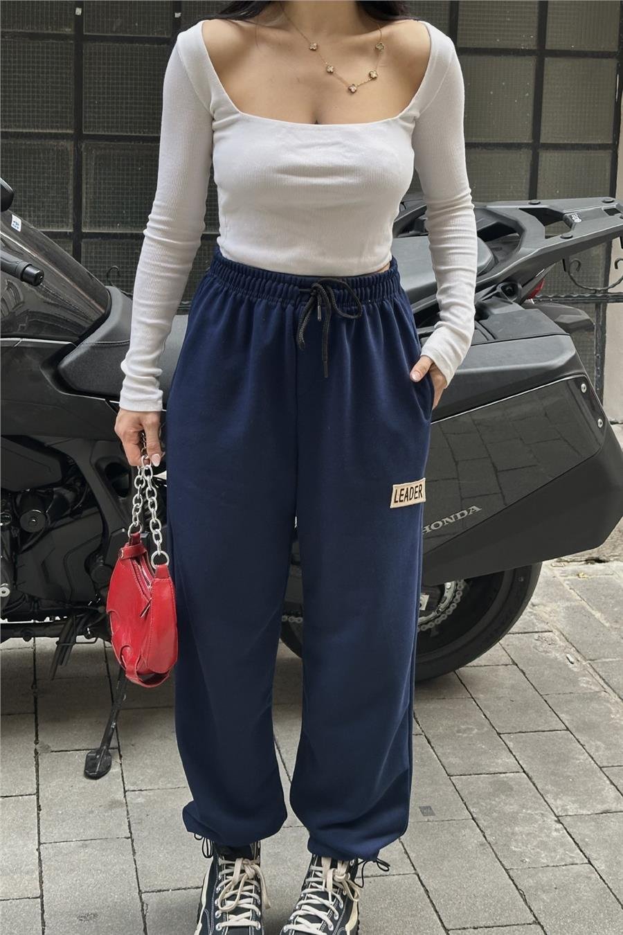 Laci Bağcıklı Eşofman Altı