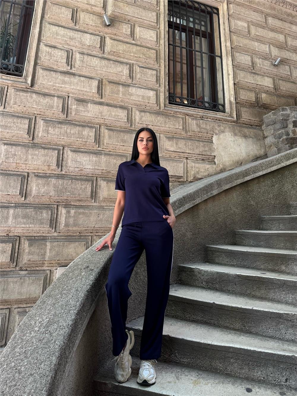 Laci Polyester Elastan Polo Yaka Takım