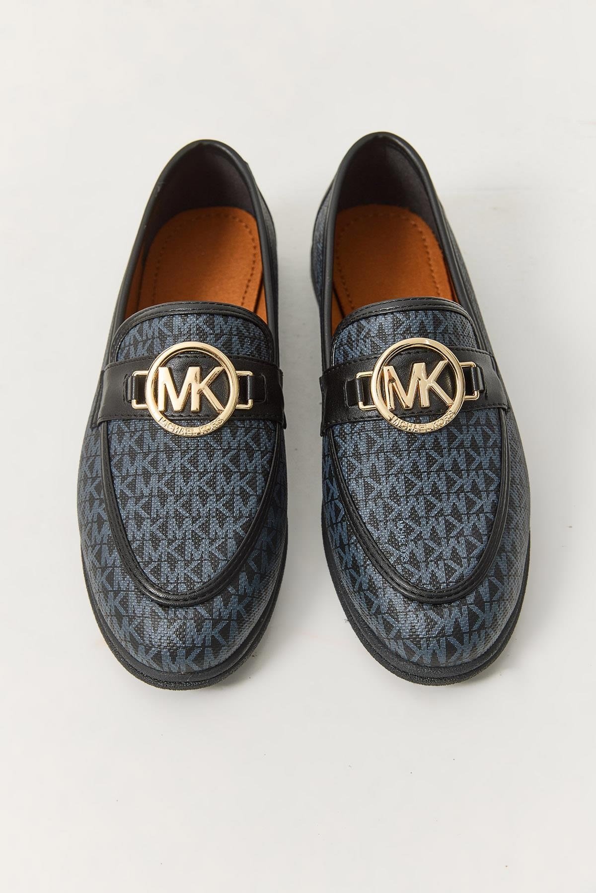 Mavi Logolu Tokalı Loafer