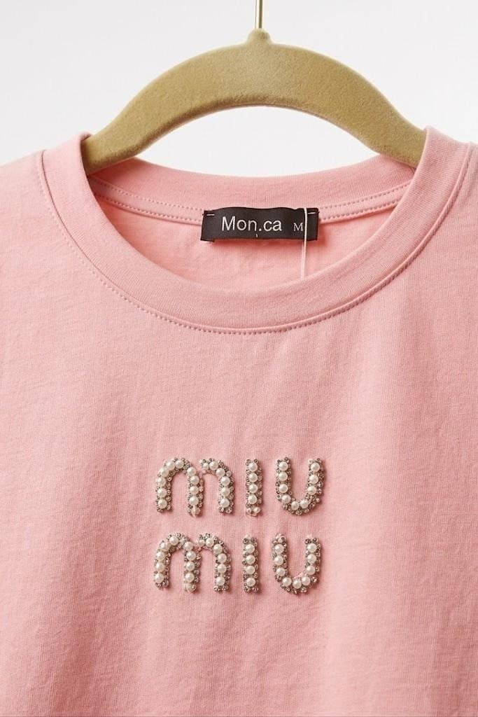 Pembe Bisiklet Yaka Crop Bluz