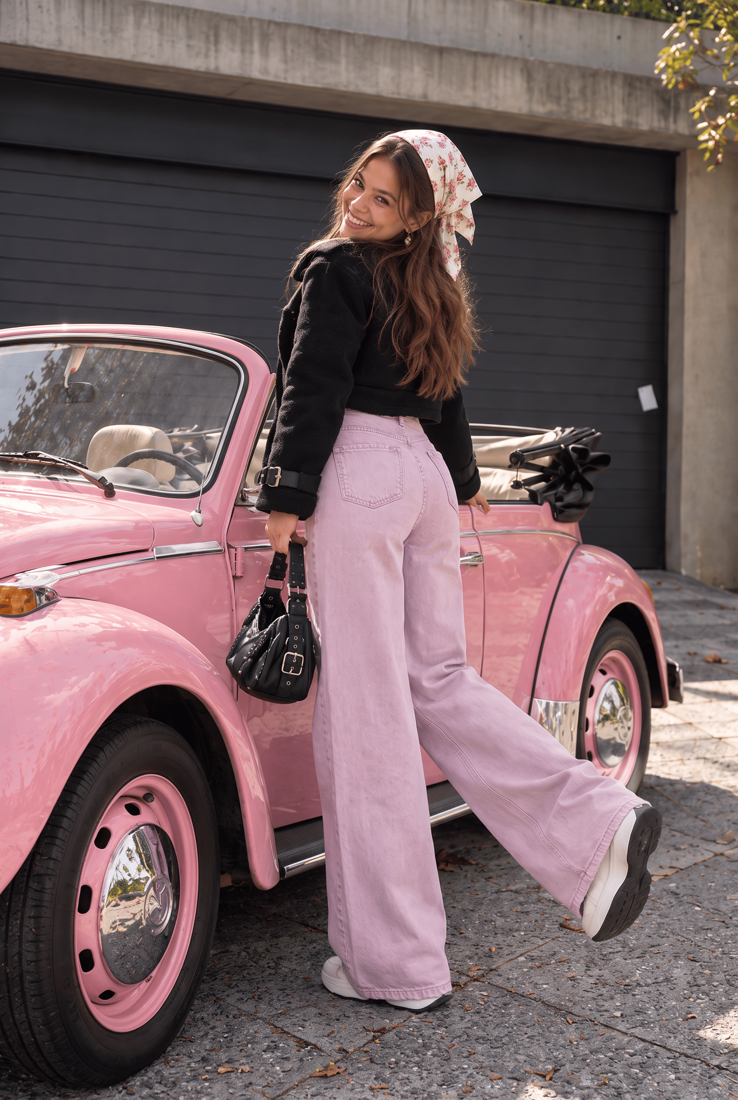 PEMBE Pembe Kot Pantolon