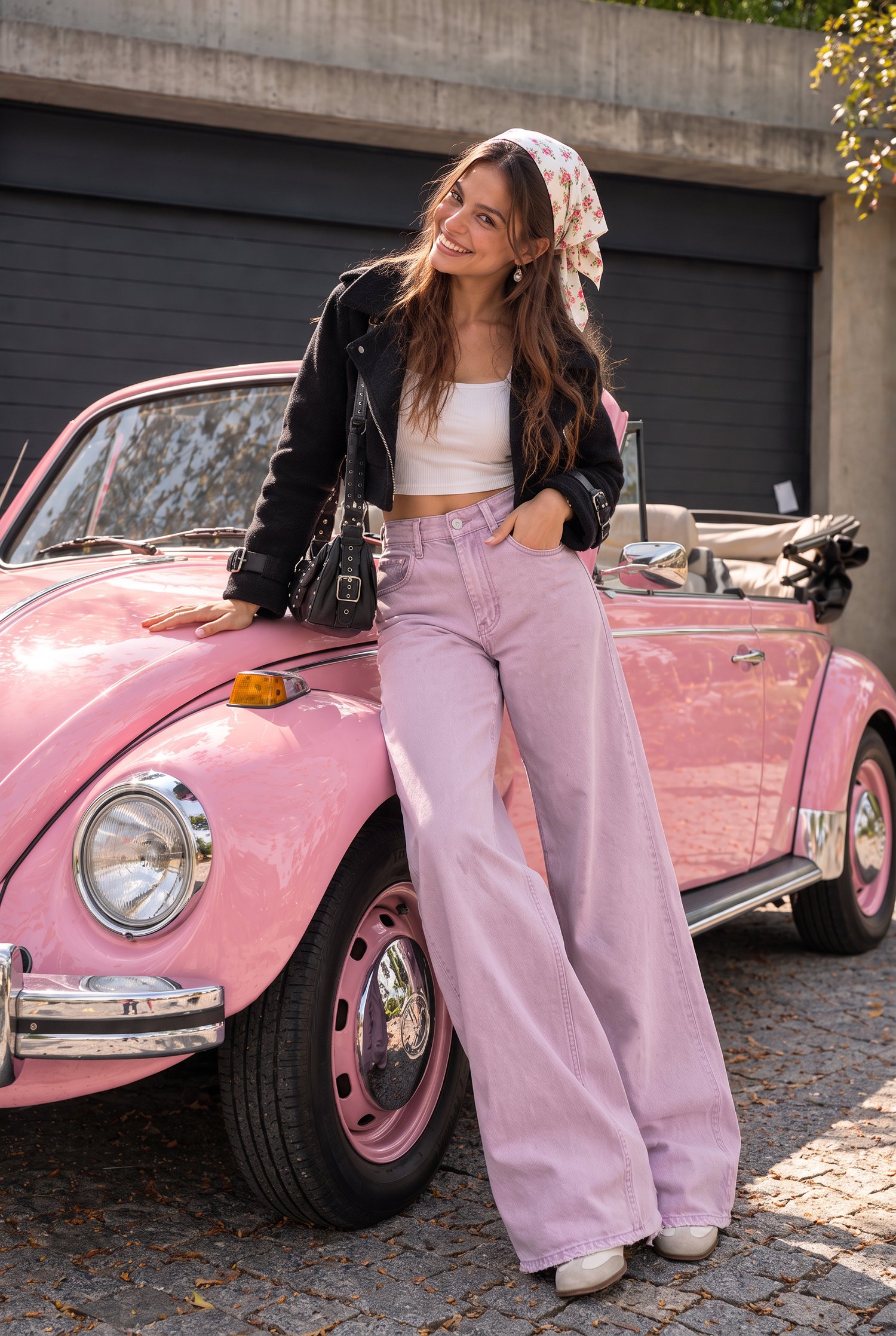 PEMBE Pembe Kot Pantolon