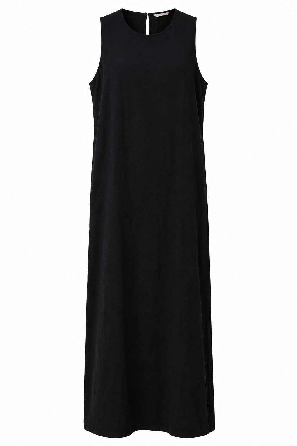 Siyah Dantelli Drape Detay Elbise