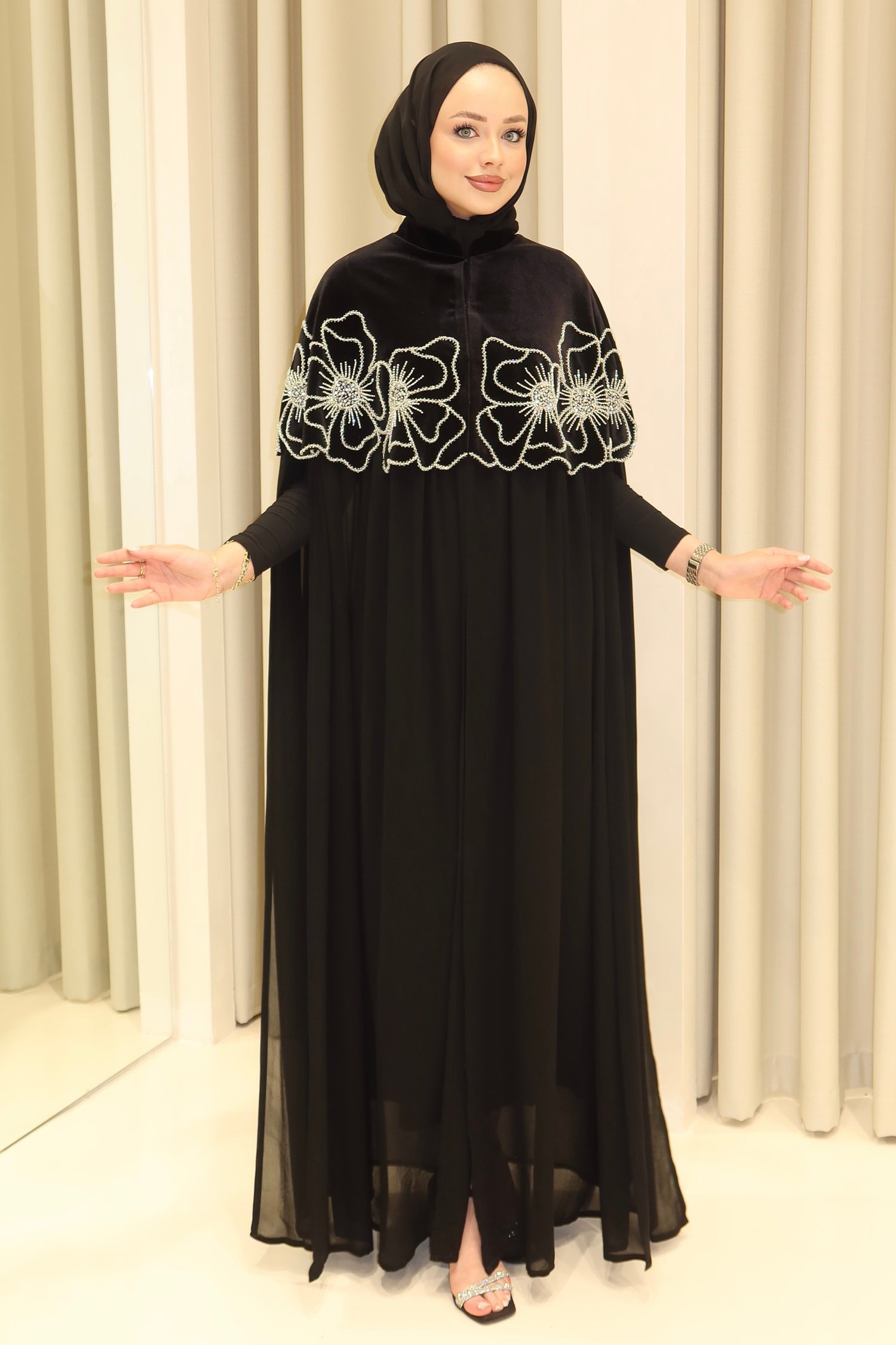 GÜL PELERİN ABAYA
