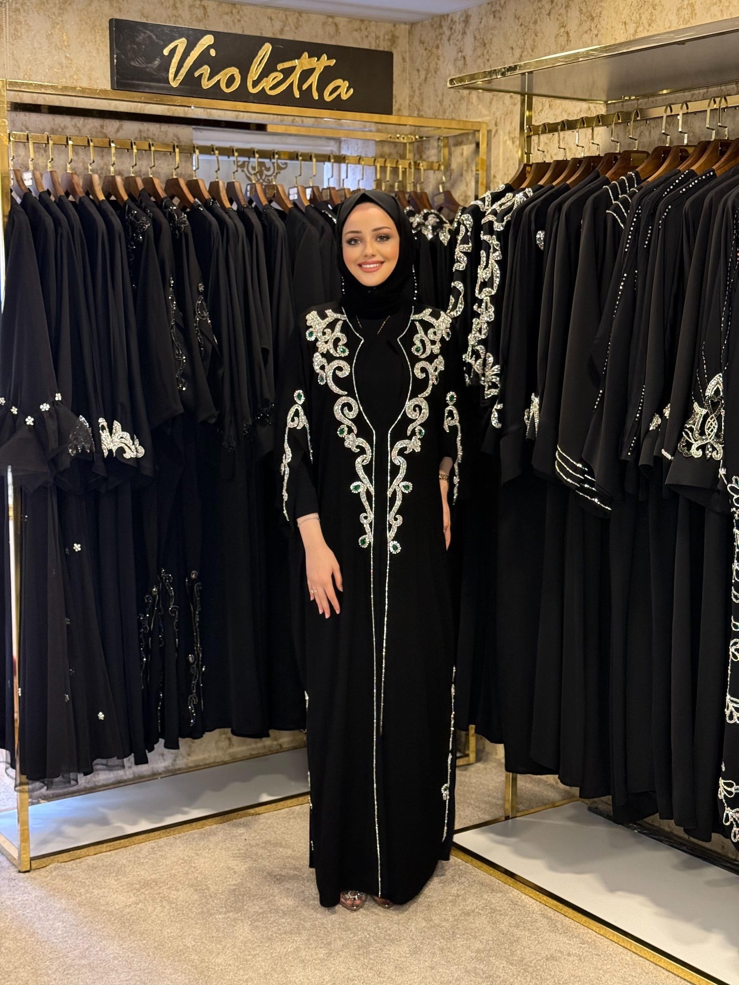 Gümüş İşleme Prenses Abaya