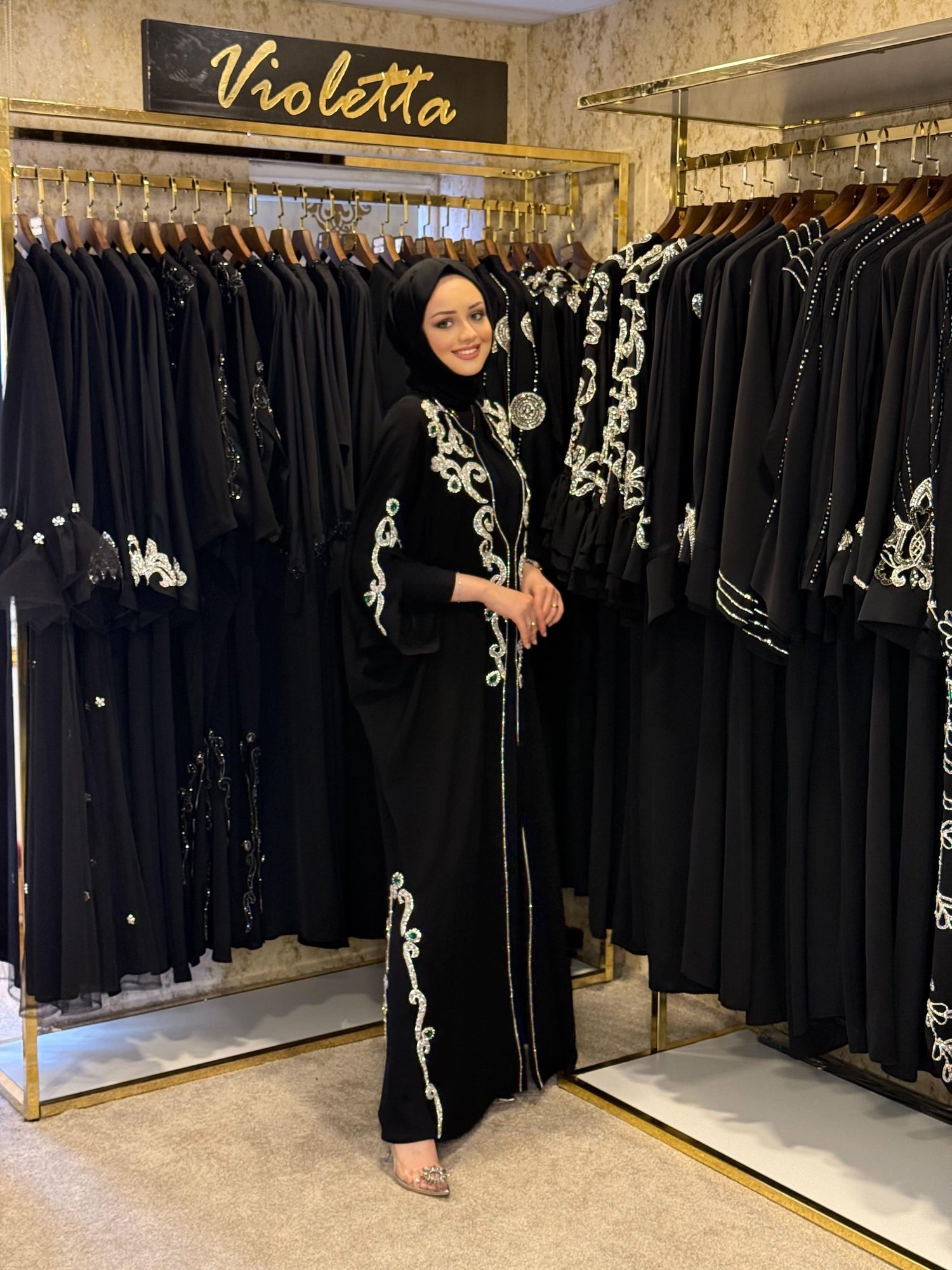 Gümüş İşleme Prenses Abaya
