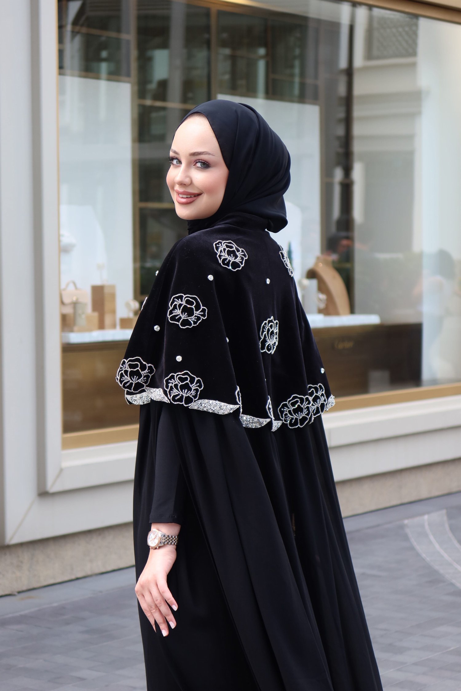 MERSEDE PELERIN ABAYA 