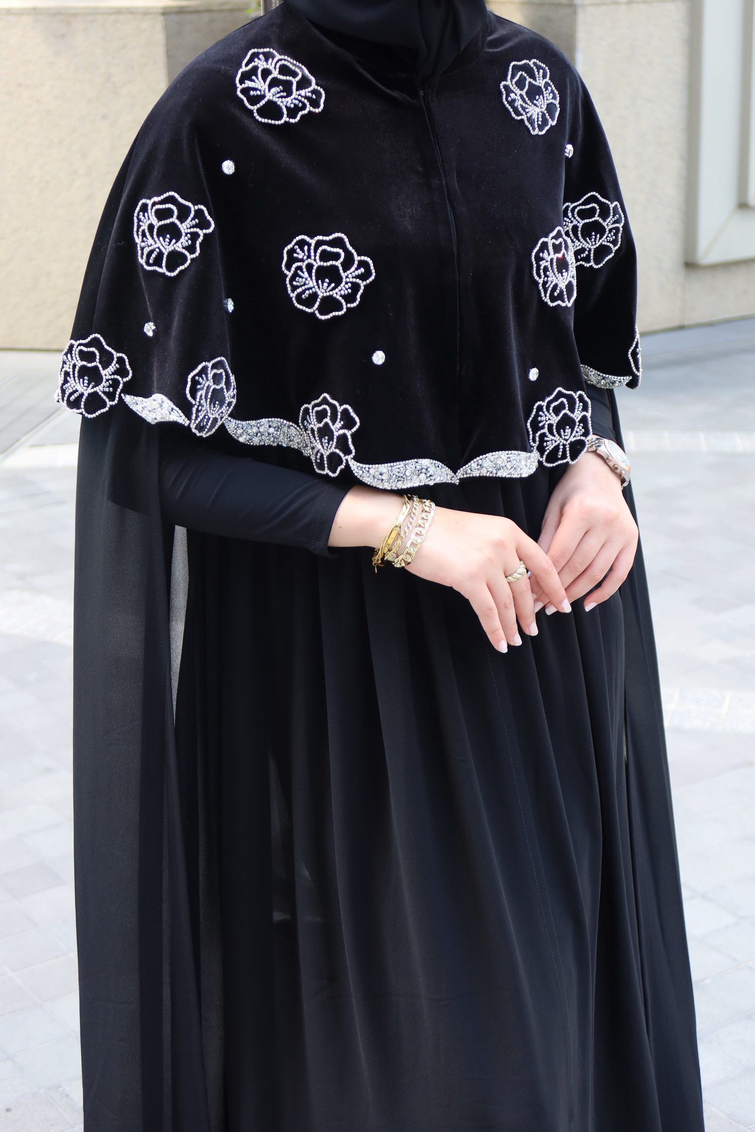 MERSEDE PELERIN ABAYA 
