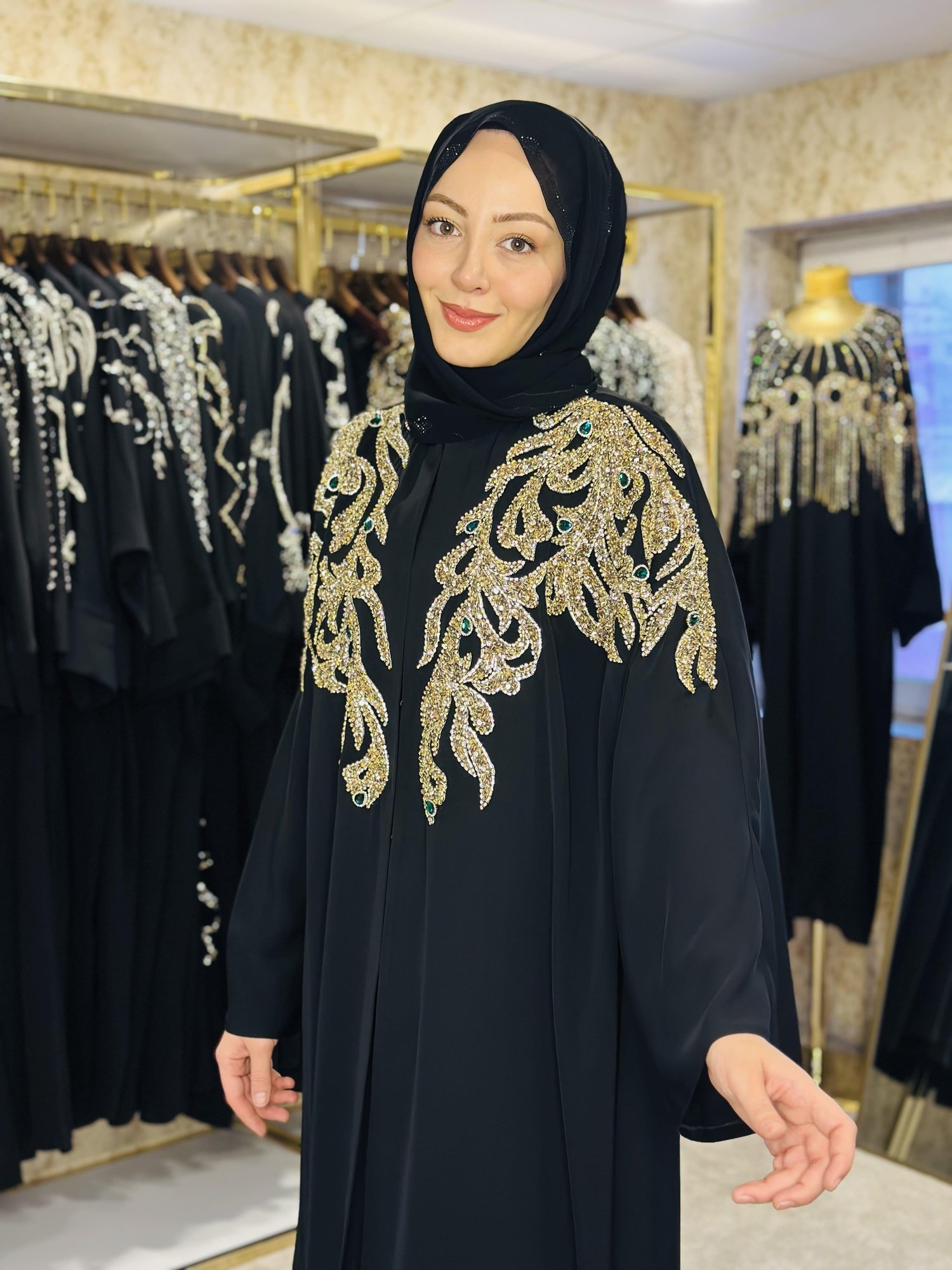 Vania Gold Abaya