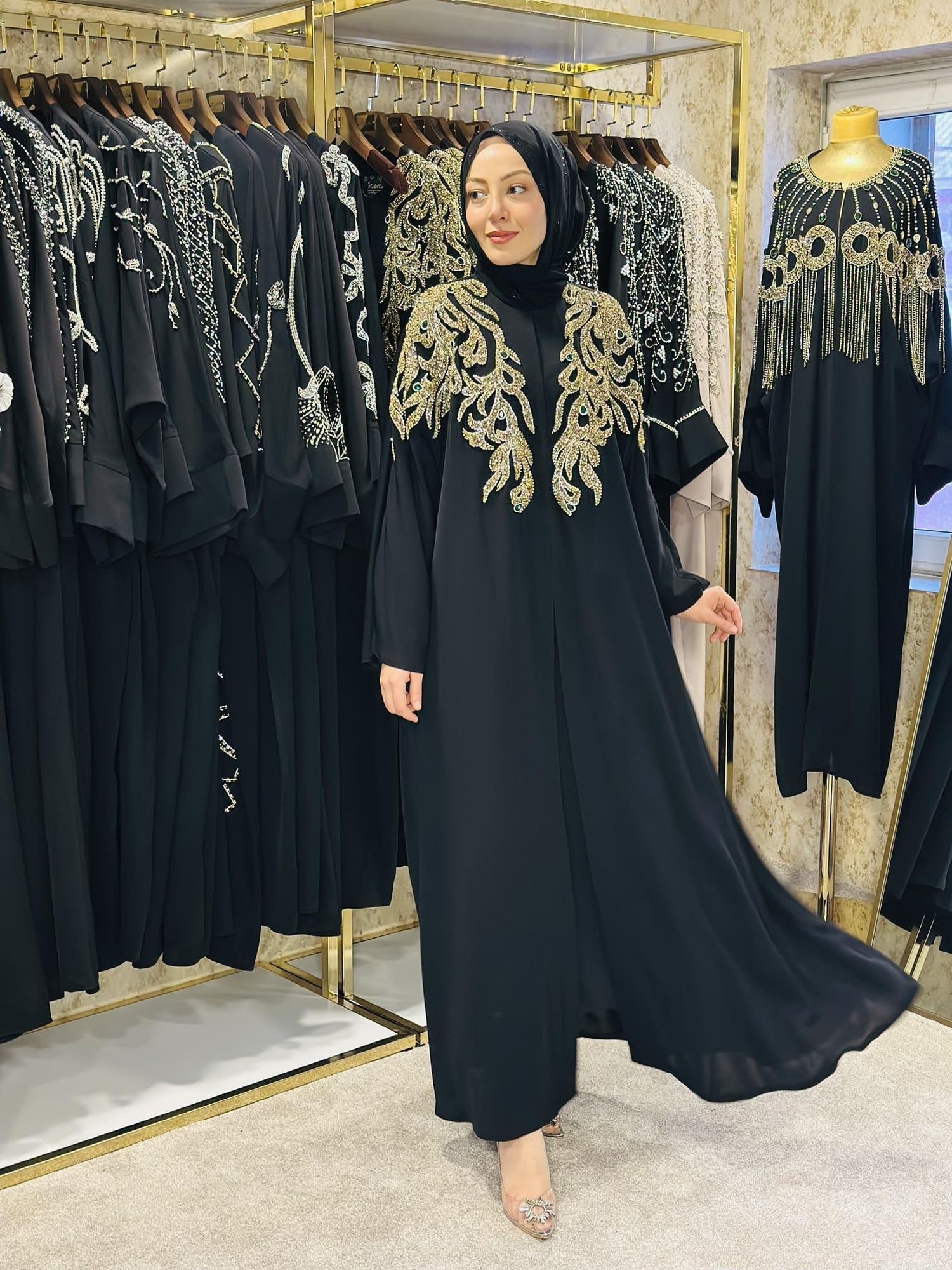 Vania Gold Abaya