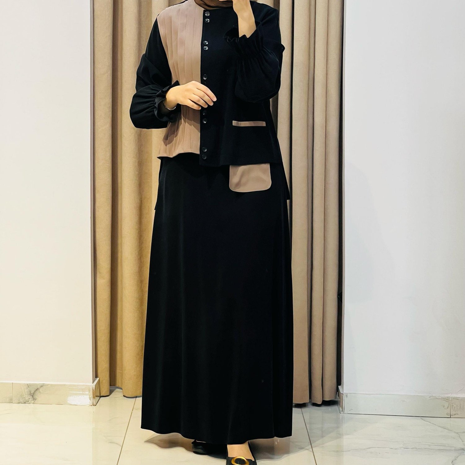 ALMARWAH ETEKLİ TAKIM SİYAH