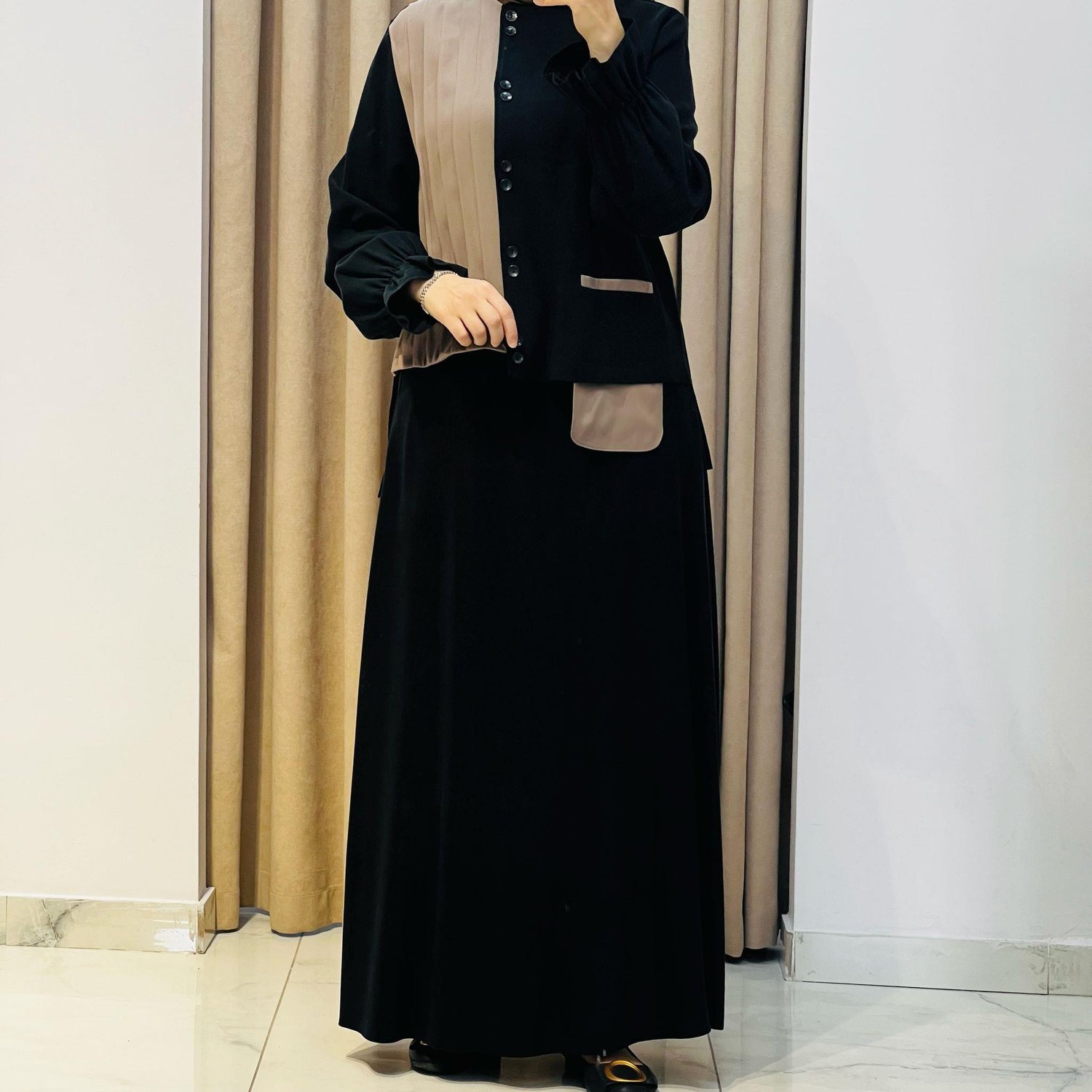 ALMARWAH ETEKLİ TAKIM SİYAH