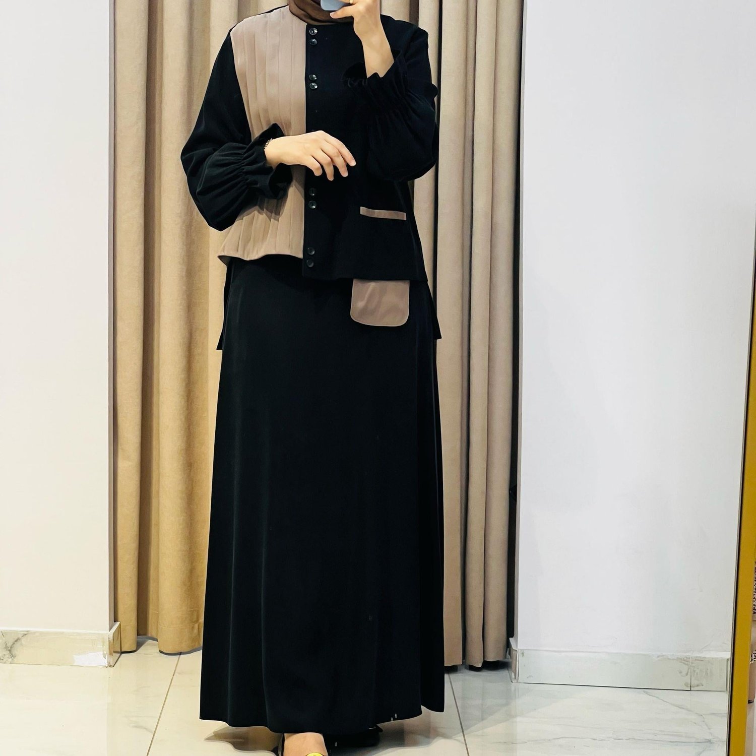 ALMARWAH ETEKLİ TAKIM SİYAH