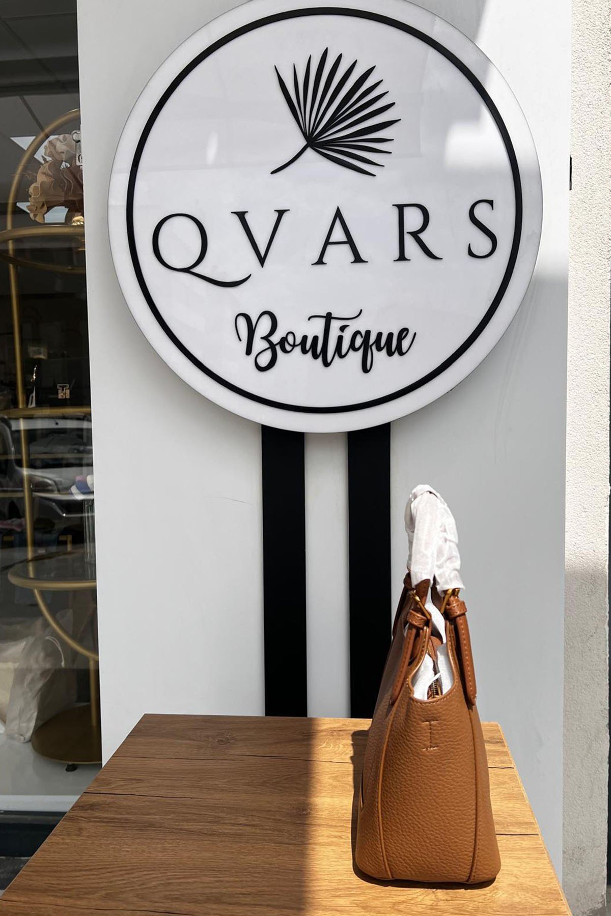 Bocuklu Mini Cüzdan Detaylı Deri El ve Omuz Çantası Camel