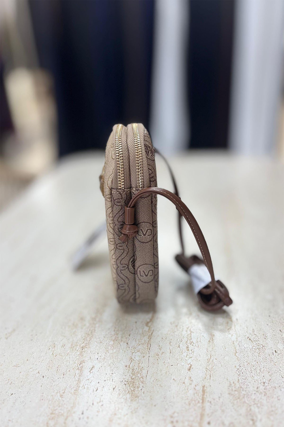 Çapraz Askılı Çanta Camel Haki