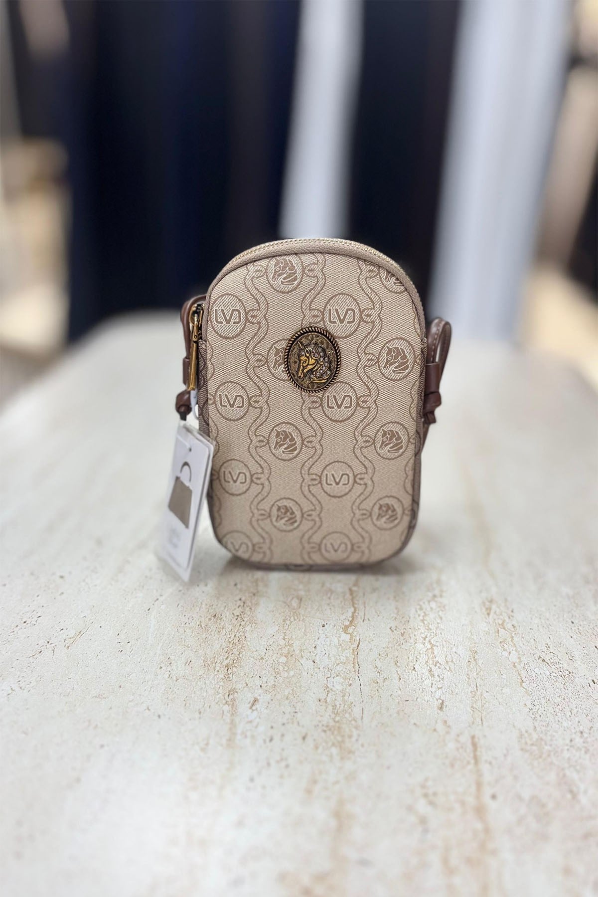 Çapraz Askılı Çanta Camel Haki