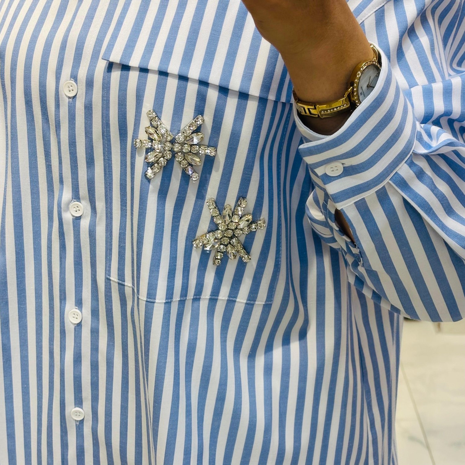 Heddy Taş Detaylı Tunik