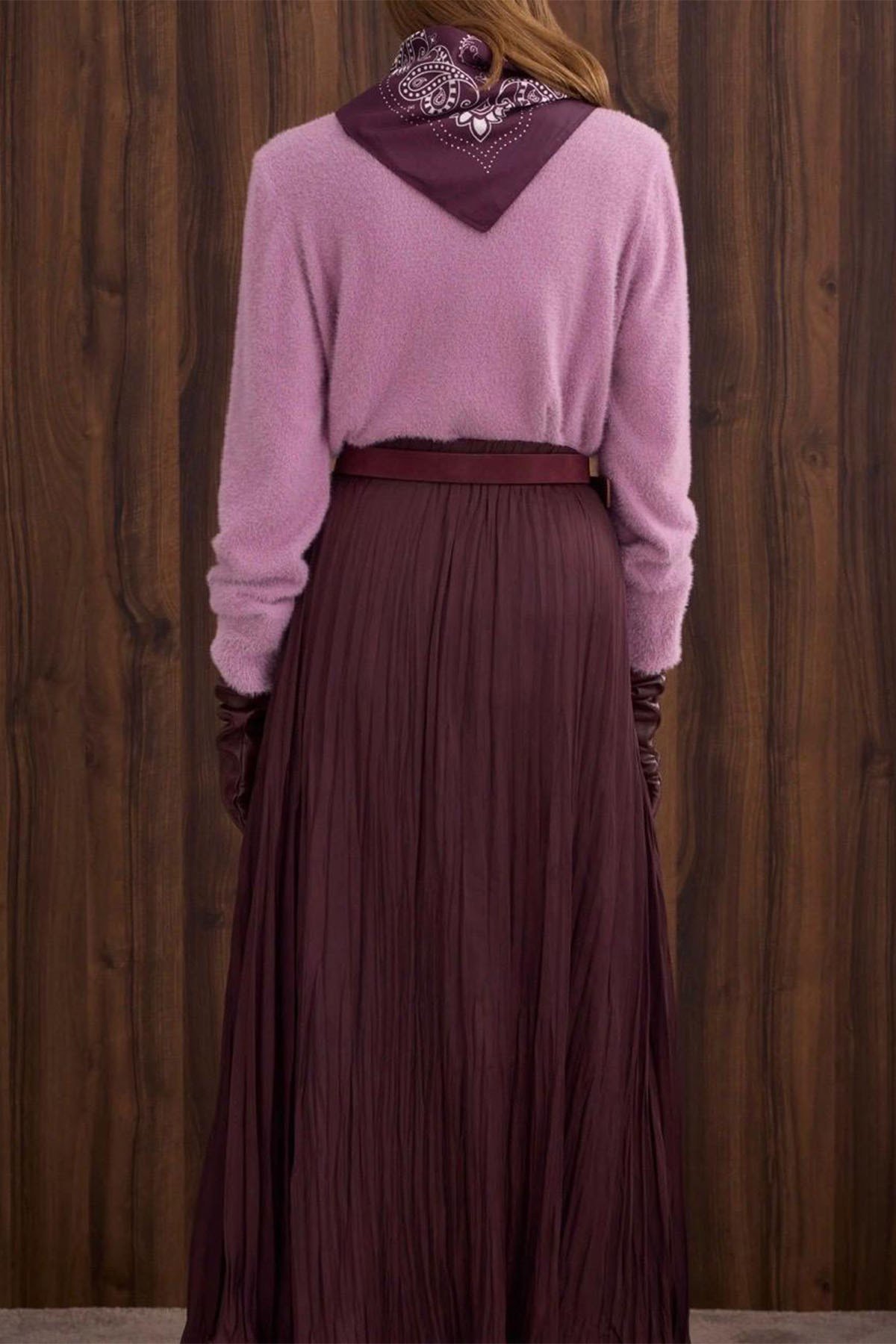 İnce Tüylü Basic Kazak Violet