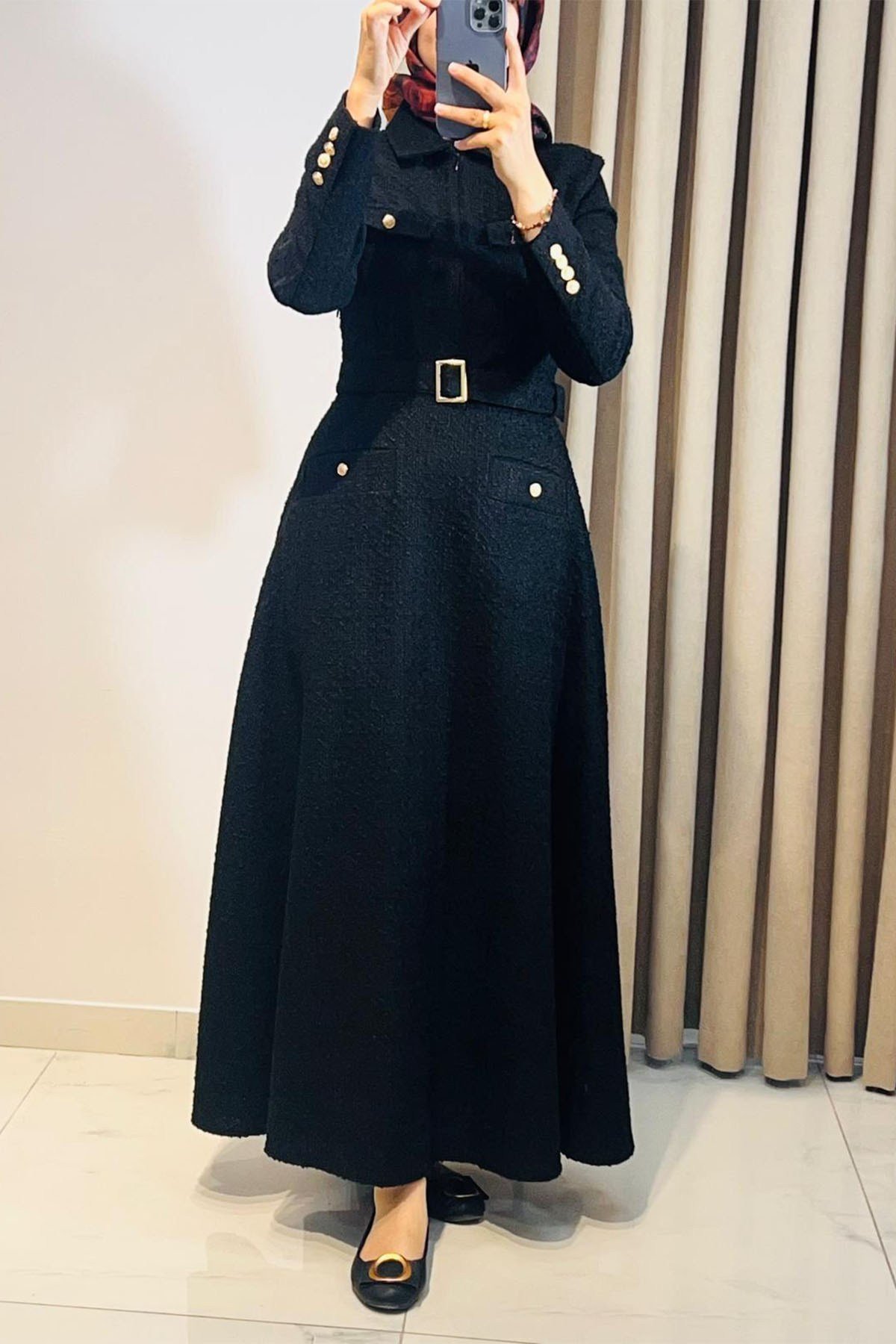 Lady Tuvit Elbise Siyah