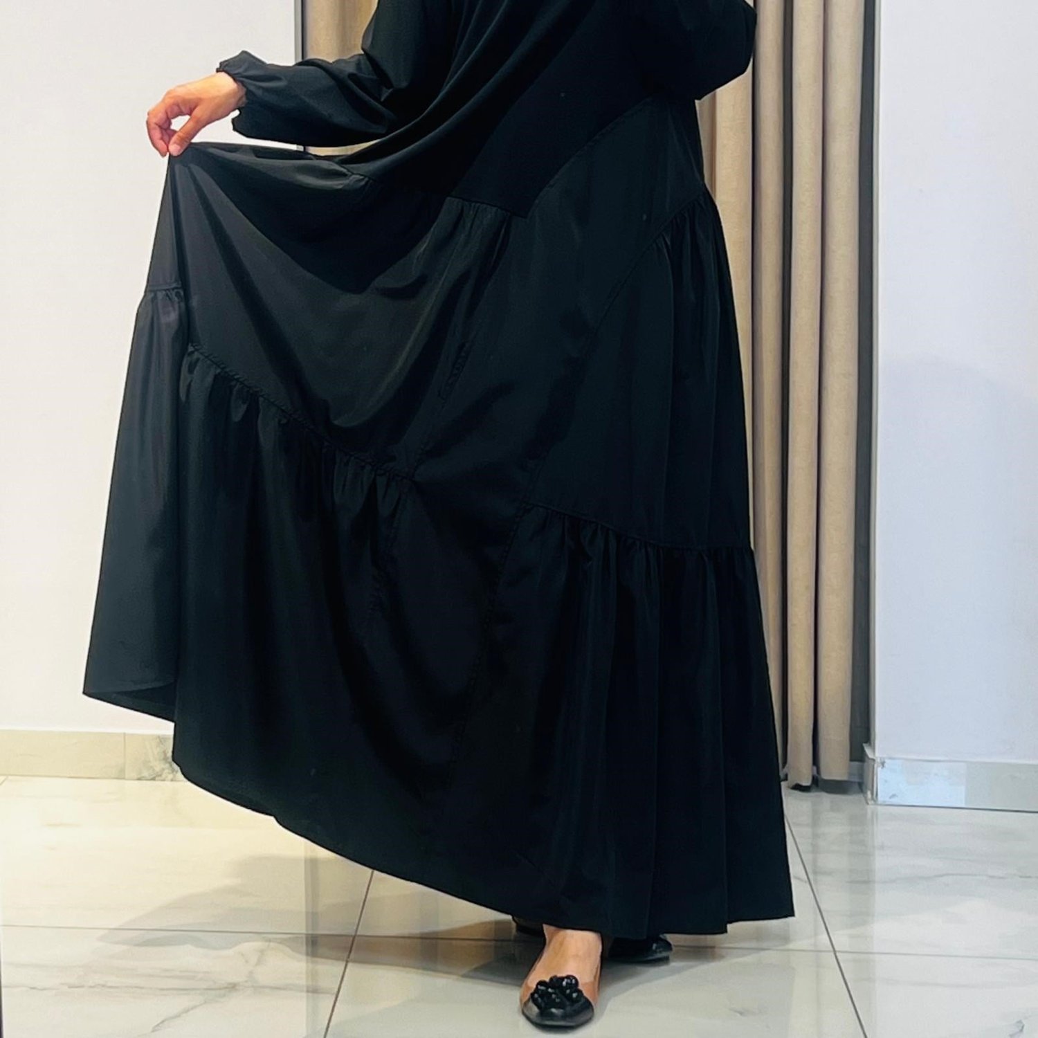 NURCAN ÇETİN ELBİSE SİYAH