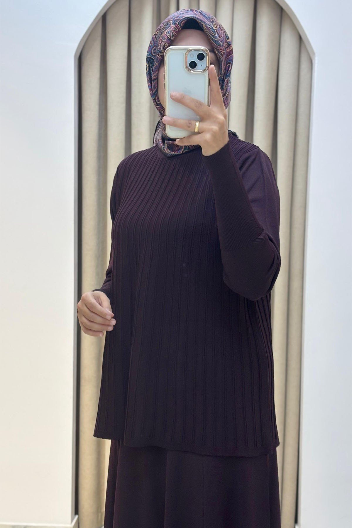 Ö.R Rayon Kelebek Bluz Karadut