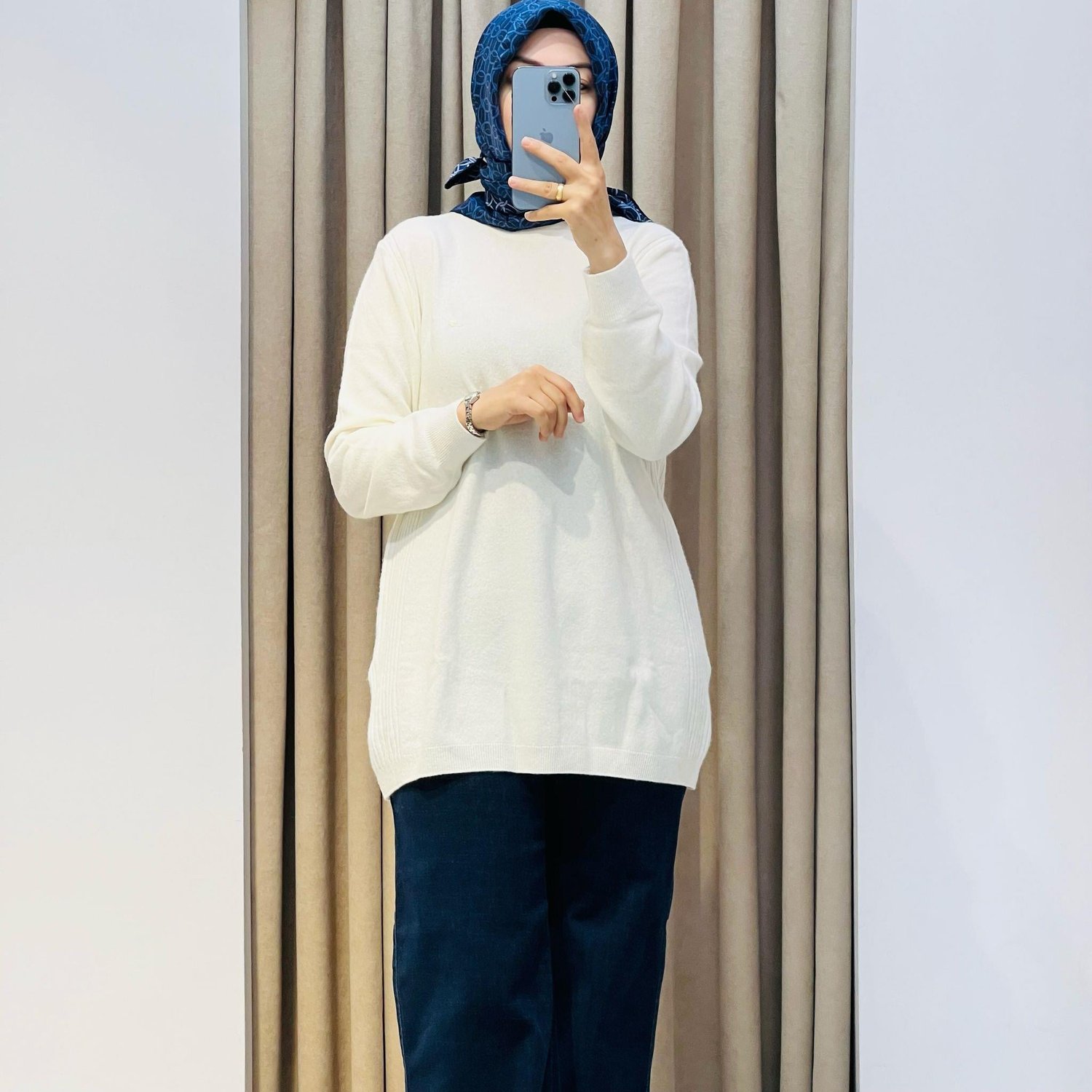 TIĞ TRİKO BASİC CASHMERE EKRU