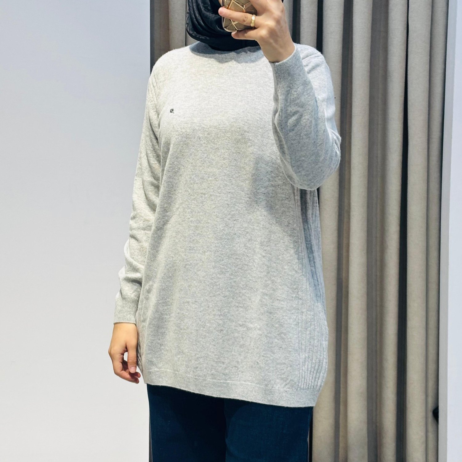 TIĞ TRİKO BASİC CASHMERE GRİ