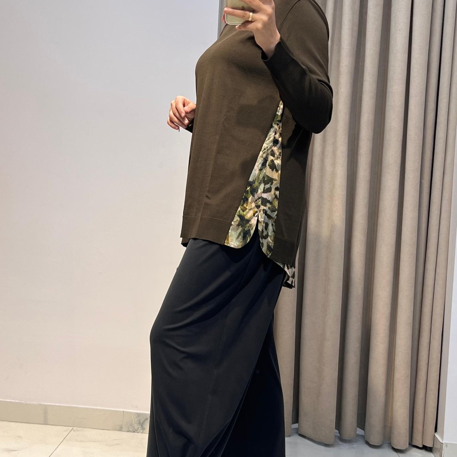YUSUF ÖZDEMİR PAÇALARI KAPSÜL DETAY PANTOLON SİYAH