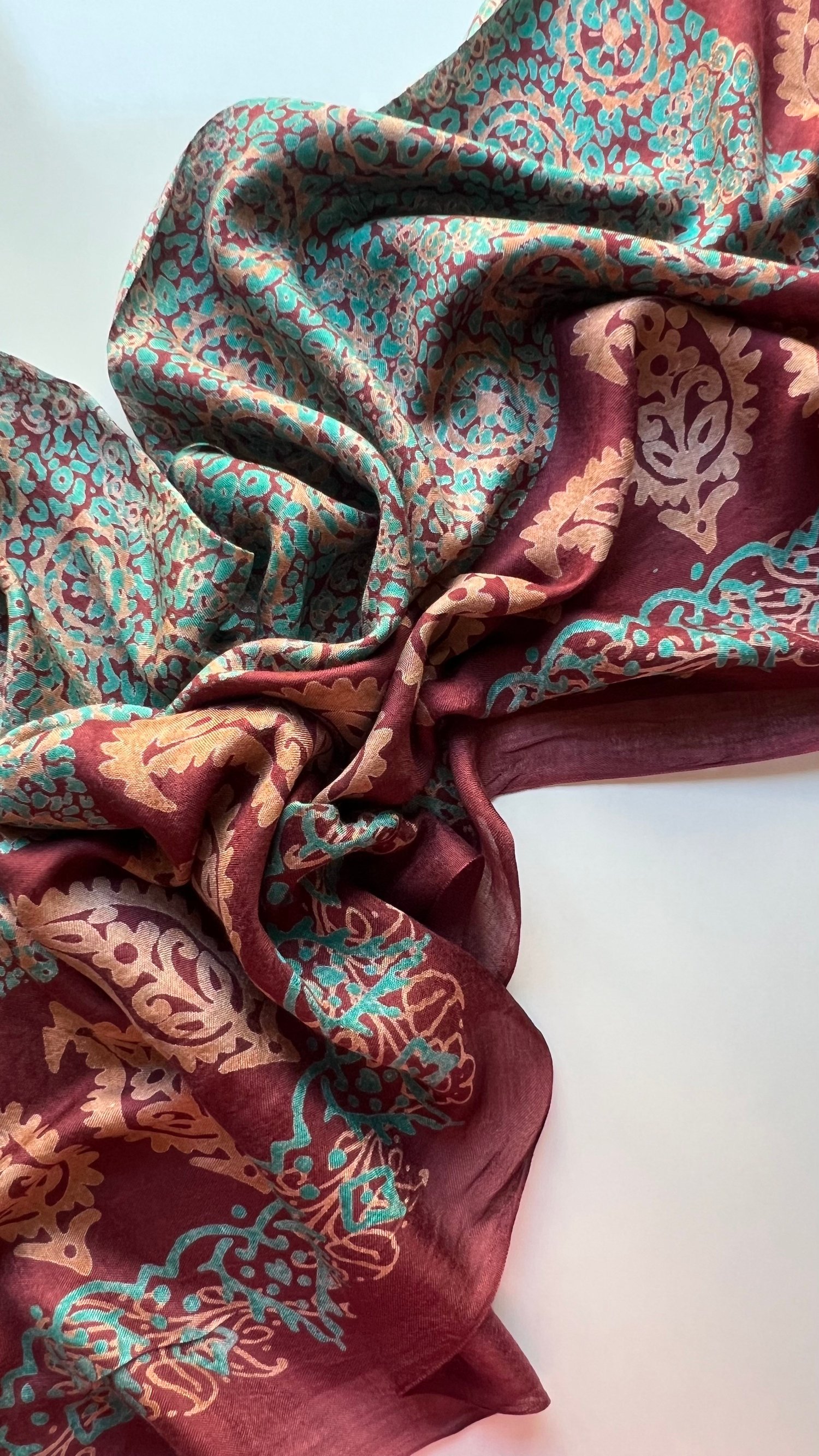 Bordo Kelagayi Şal 190x90