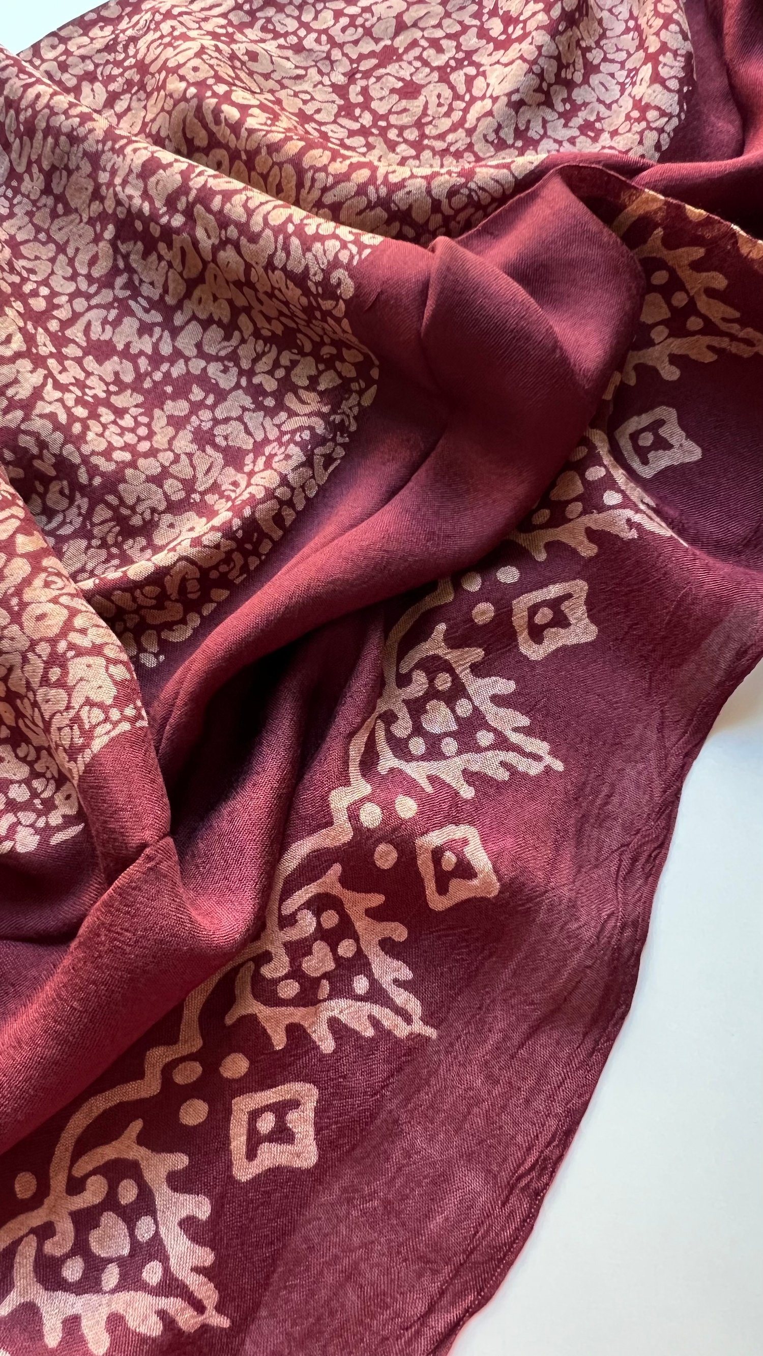 Bordo Leopar Kelagayi Şal 190x90