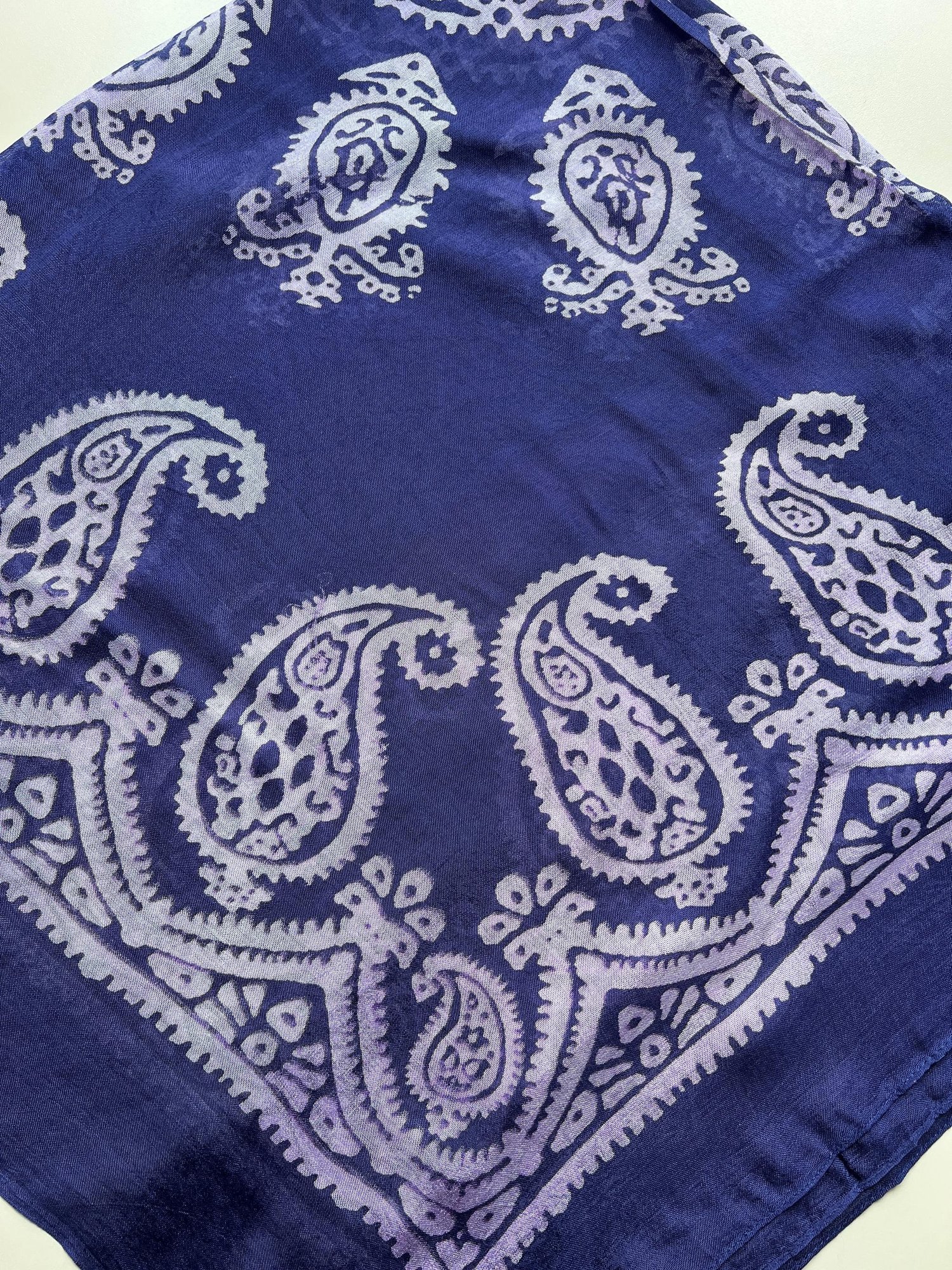 Lacivert Kelagayi Eşarp 130x130
