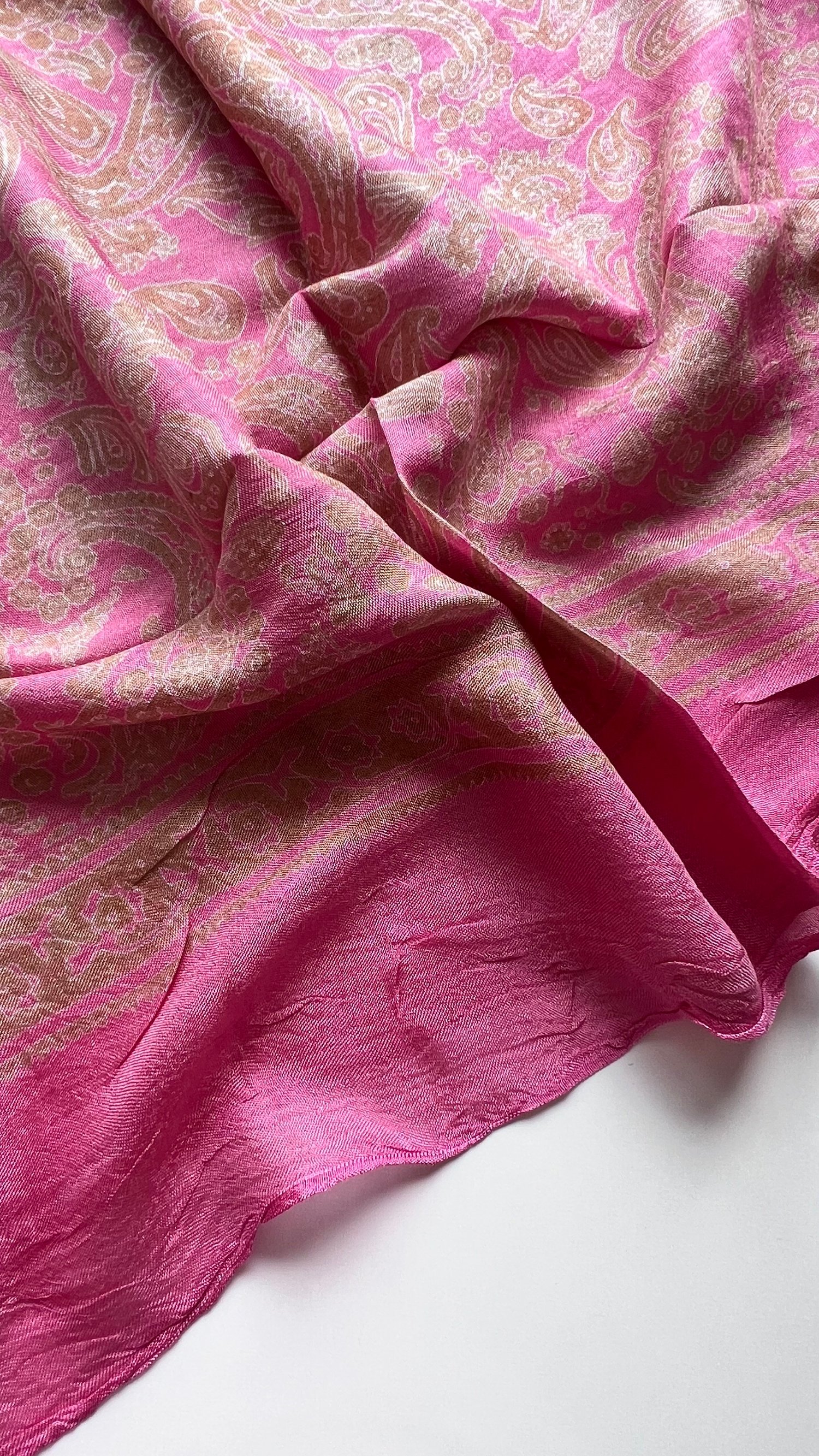 Pembe Şal Desen Kelagayi Şal 190x90