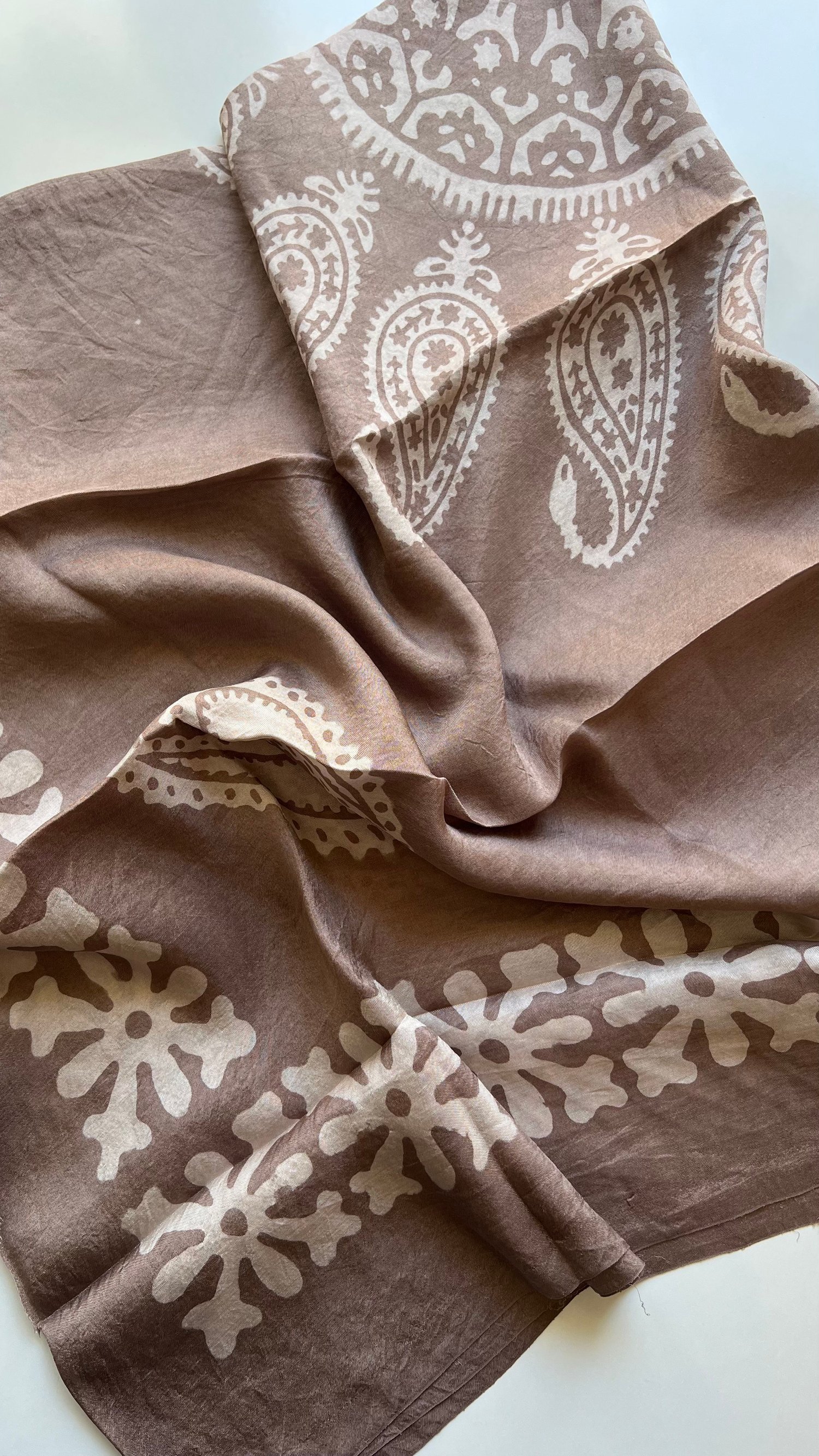 Vizon Saf Koza İpek Kelagayi Eşarp 120x120