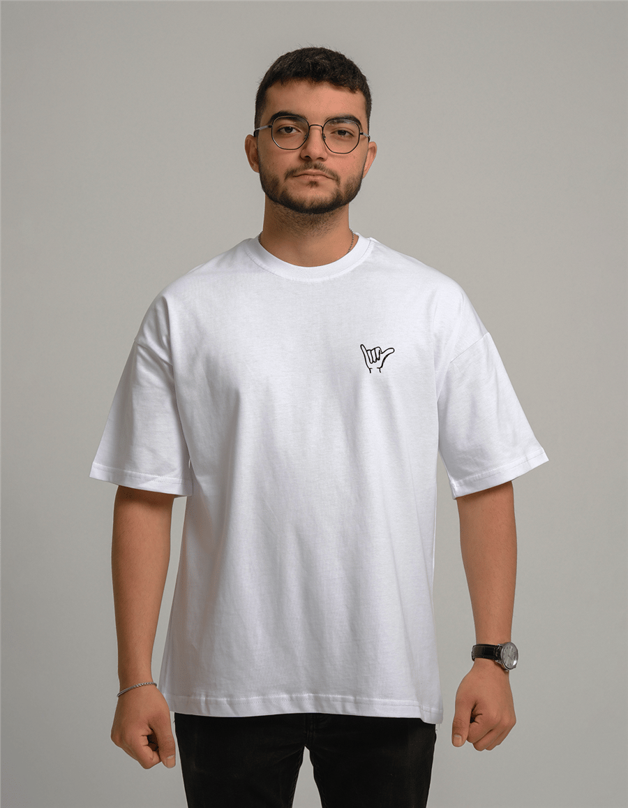 Chill, bro Baskılı Unisex Oversize T-Shirt