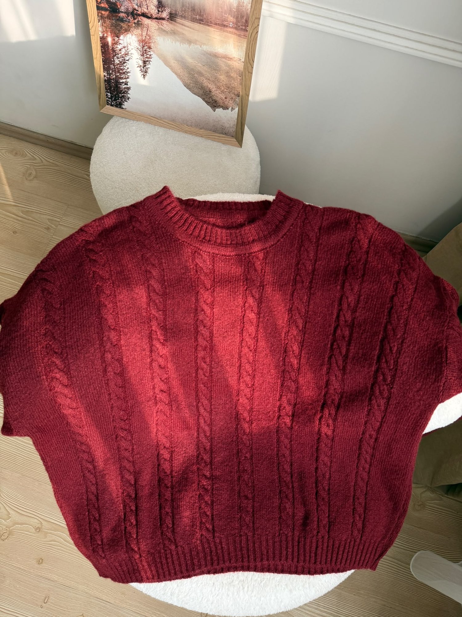 Bordo Örgü Takım 